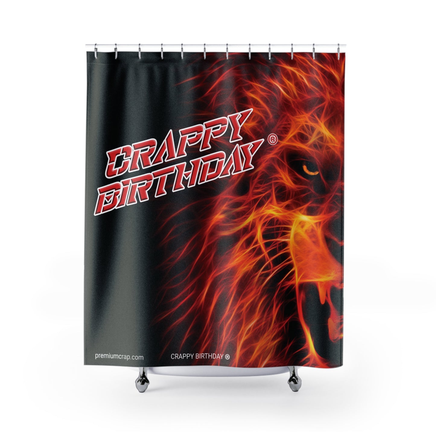 Crappy Birthday Shower Curtains