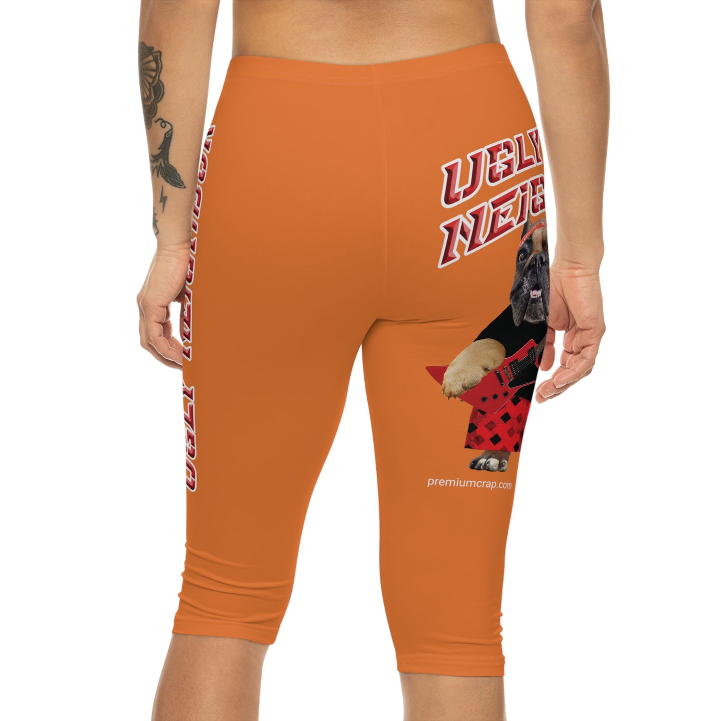 Ugly Neighbor II Women’s Capri Leggings - Crusta