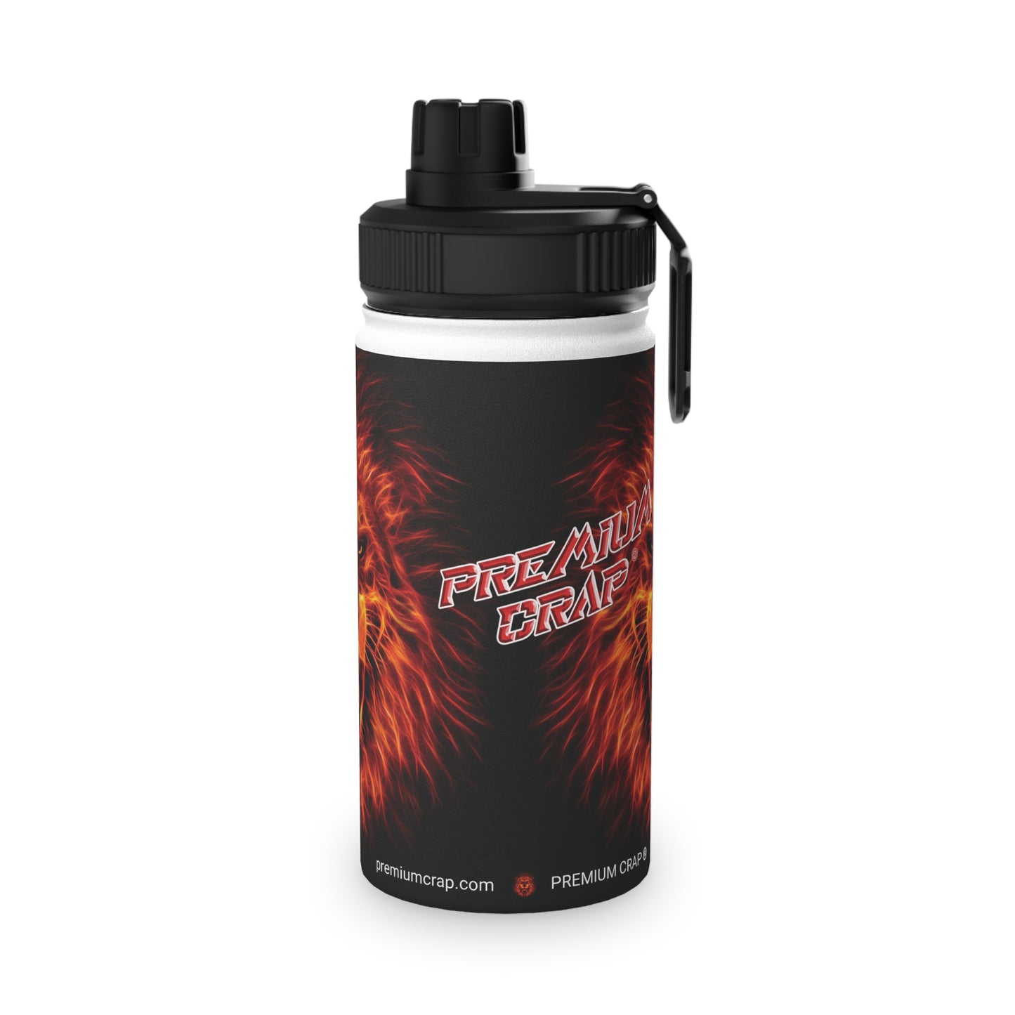 Premium Crap Stainless Steel Water Bottle, Sports Lid