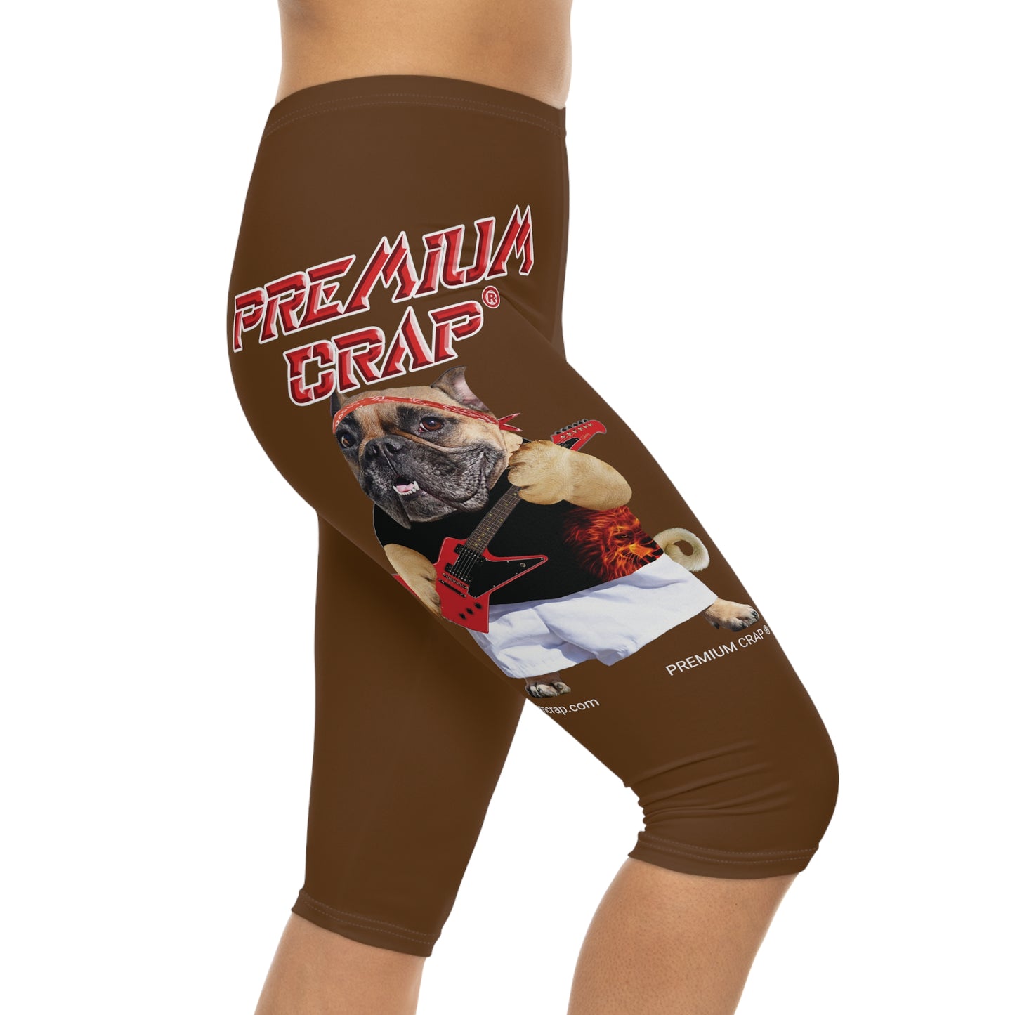 Premium Crap Women’s Capri Leggings - Brown