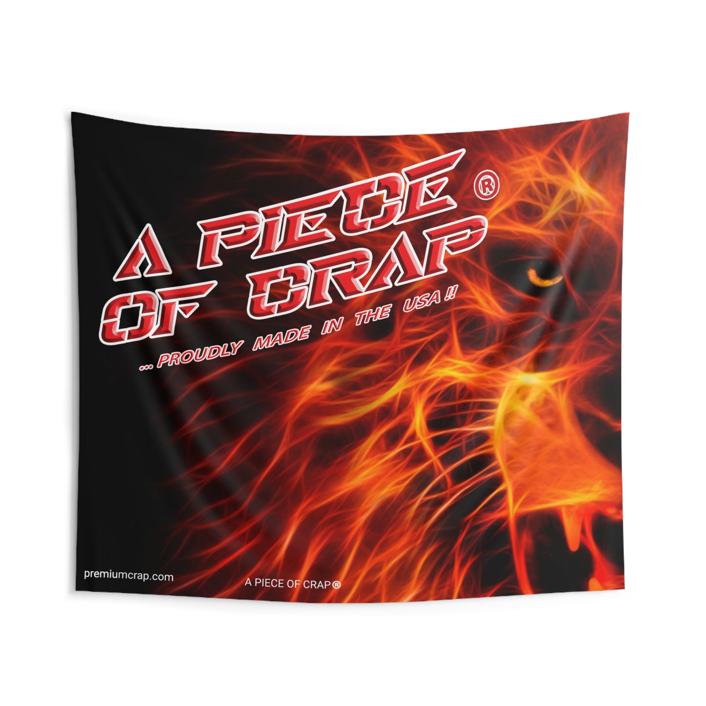 A Piece Of Crap Indoor Wall Tapestries