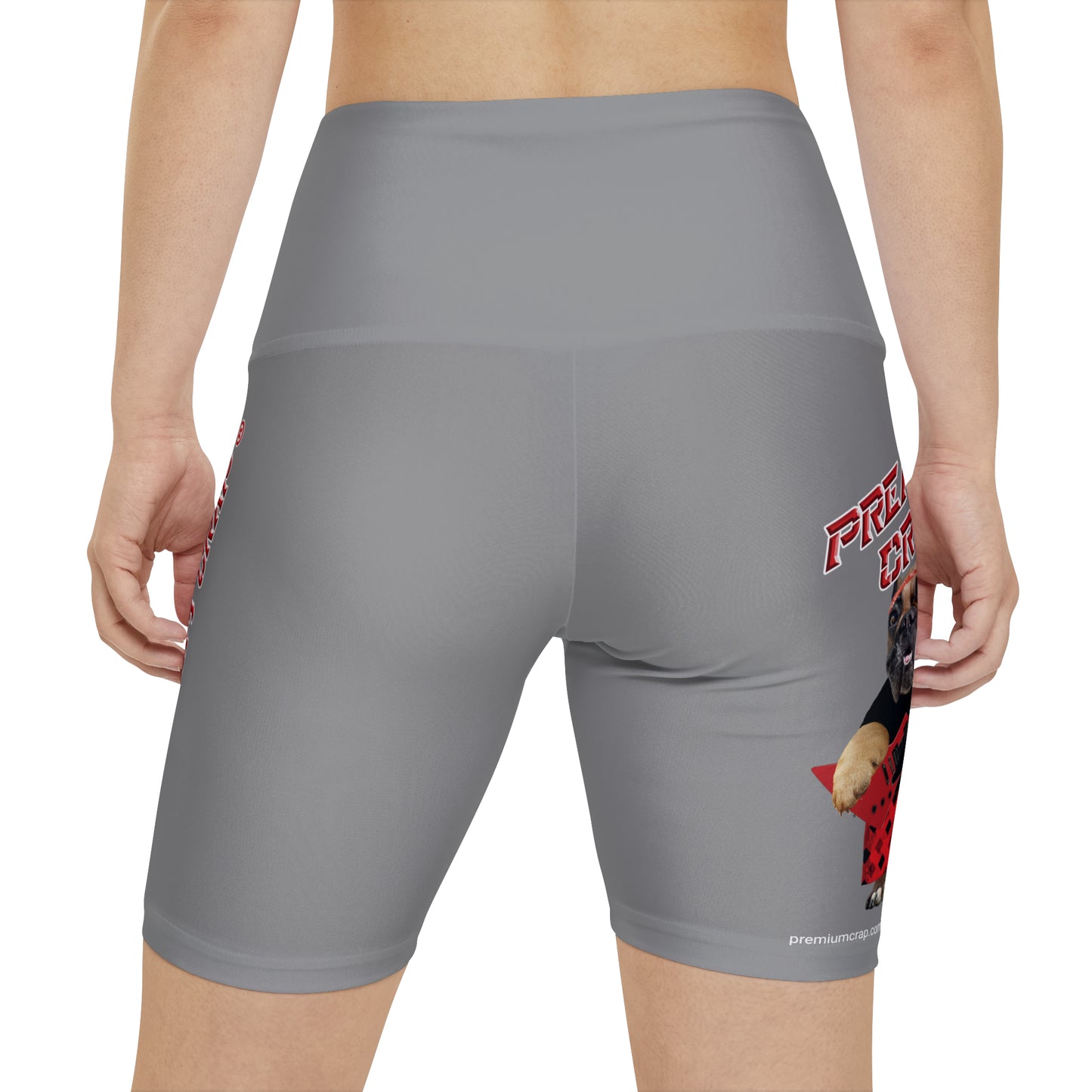 Premium Crap II Women's Workout Shorts - Grey