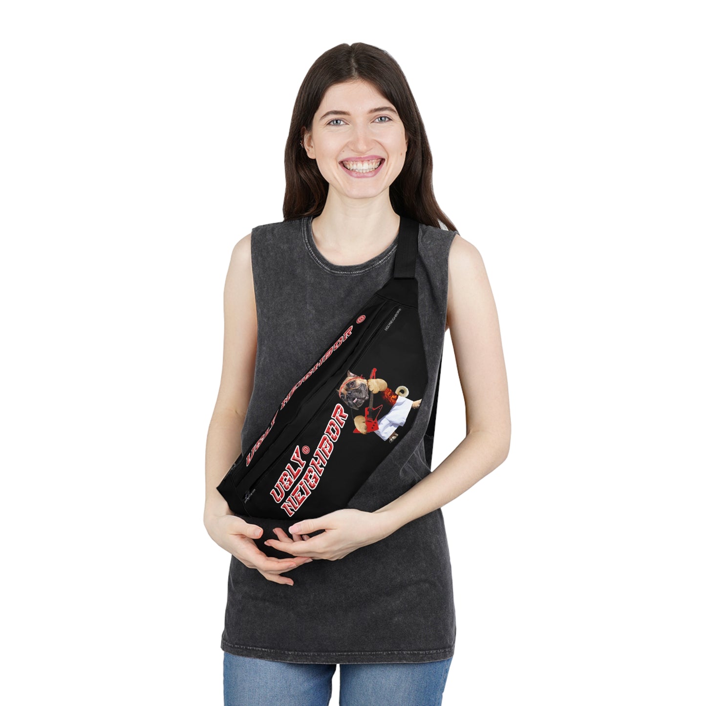 Ugly Neighbor Large Fanny Pack