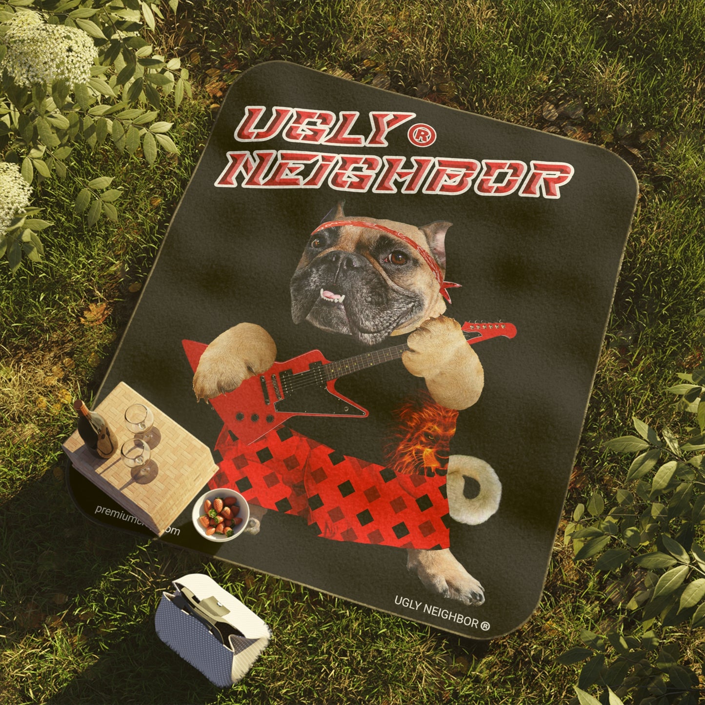 Ugly Neighbor II Picnic Blanket