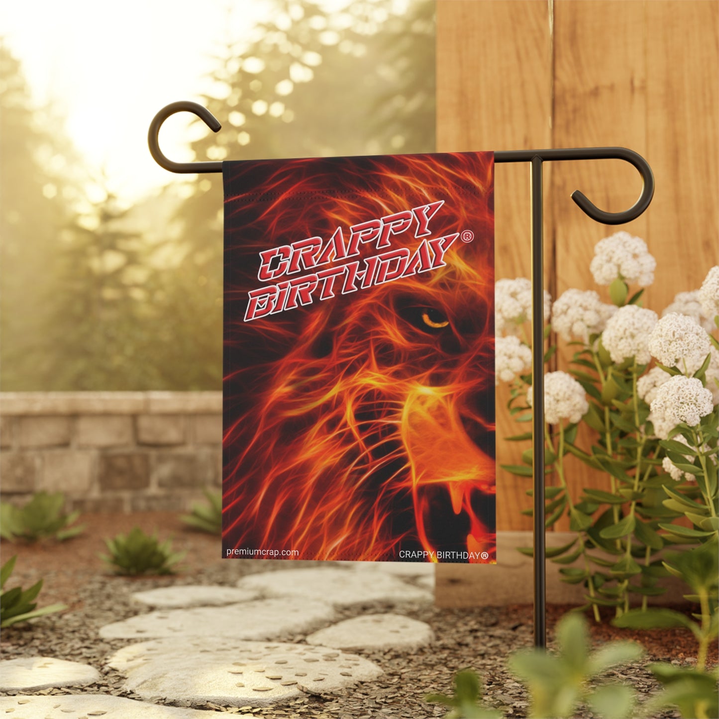 Crappy Birthday Garden & House Banner