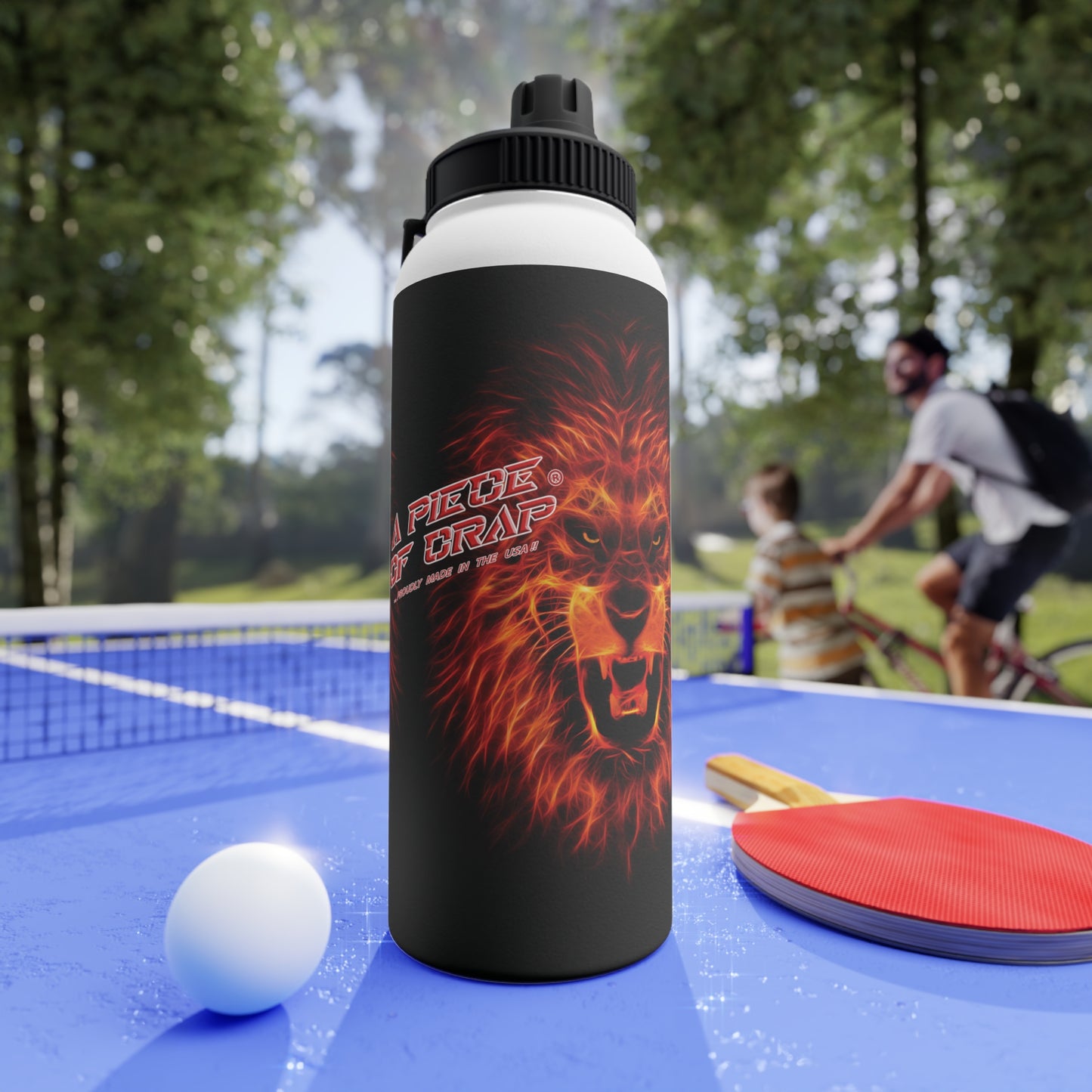 A Piece Of Crap Stainless Steel Water Bottle, Sports Lid