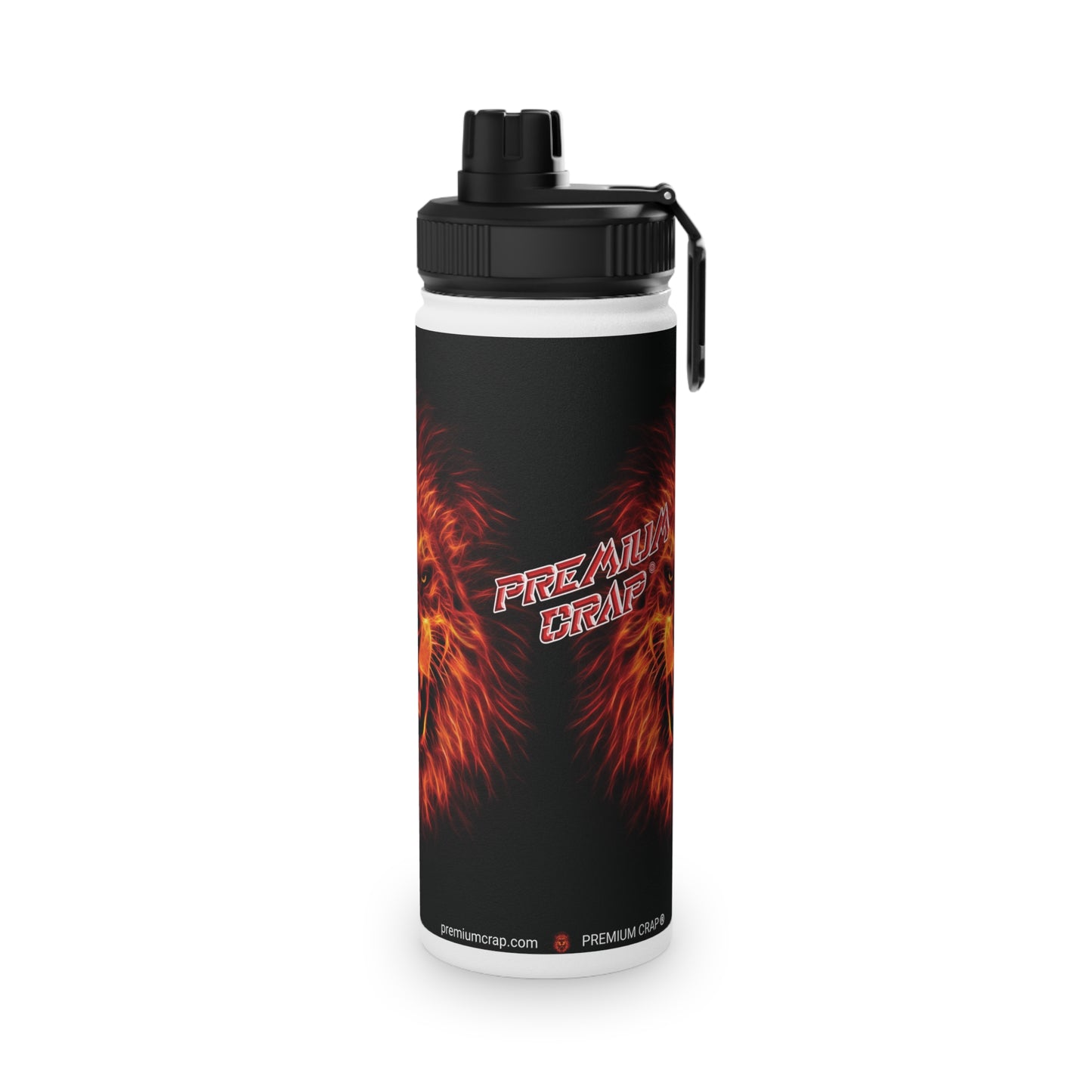 Premium Crap Stainless Steel Water Bottle, Sports Lid