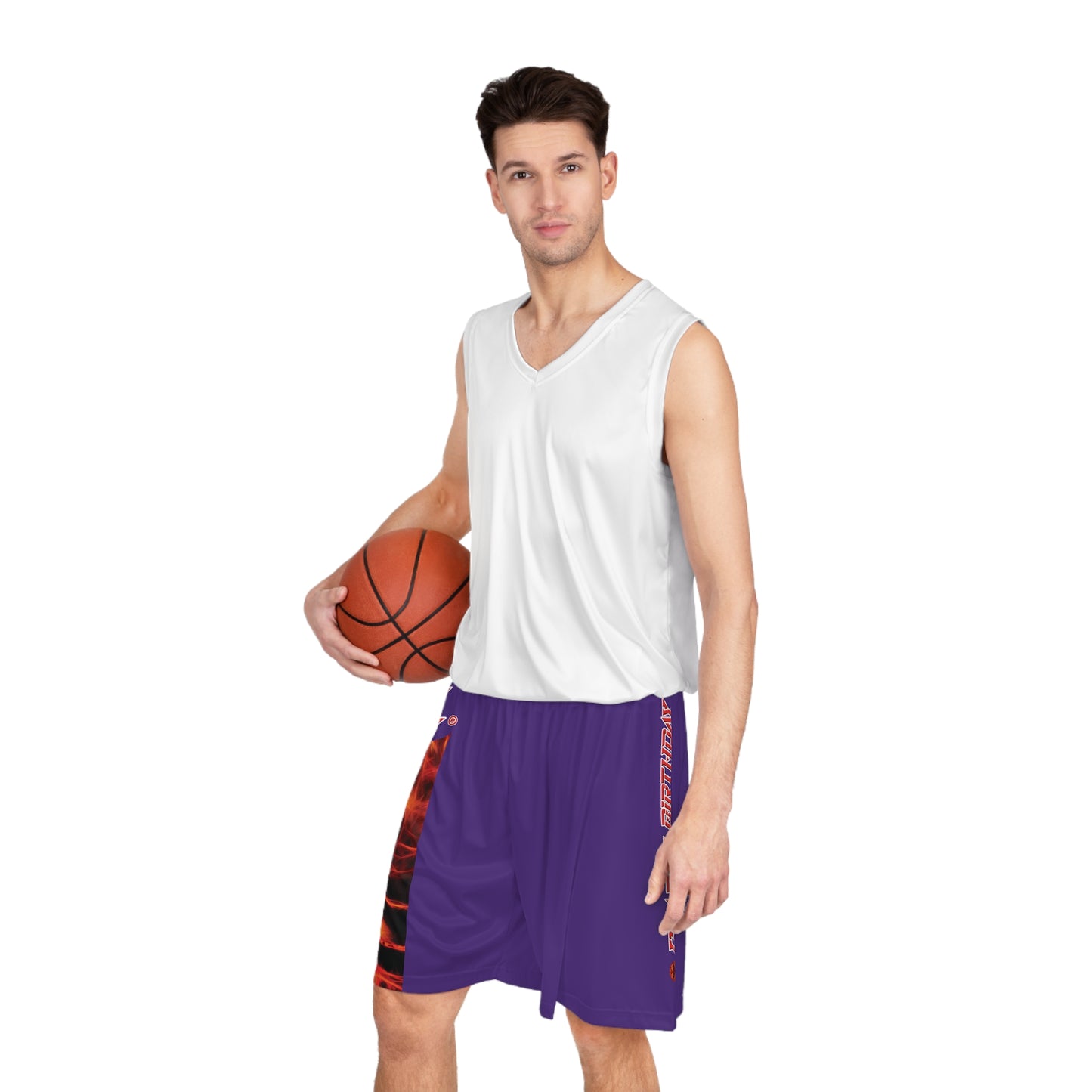 Crappy Birthday BougieBooty Baller Shorts - Purple