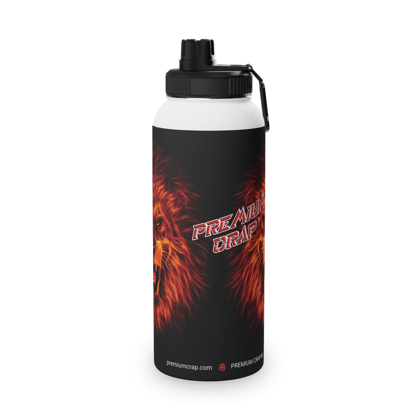 Premium Crap Stainless Steel Water Bottle, Sports Lid