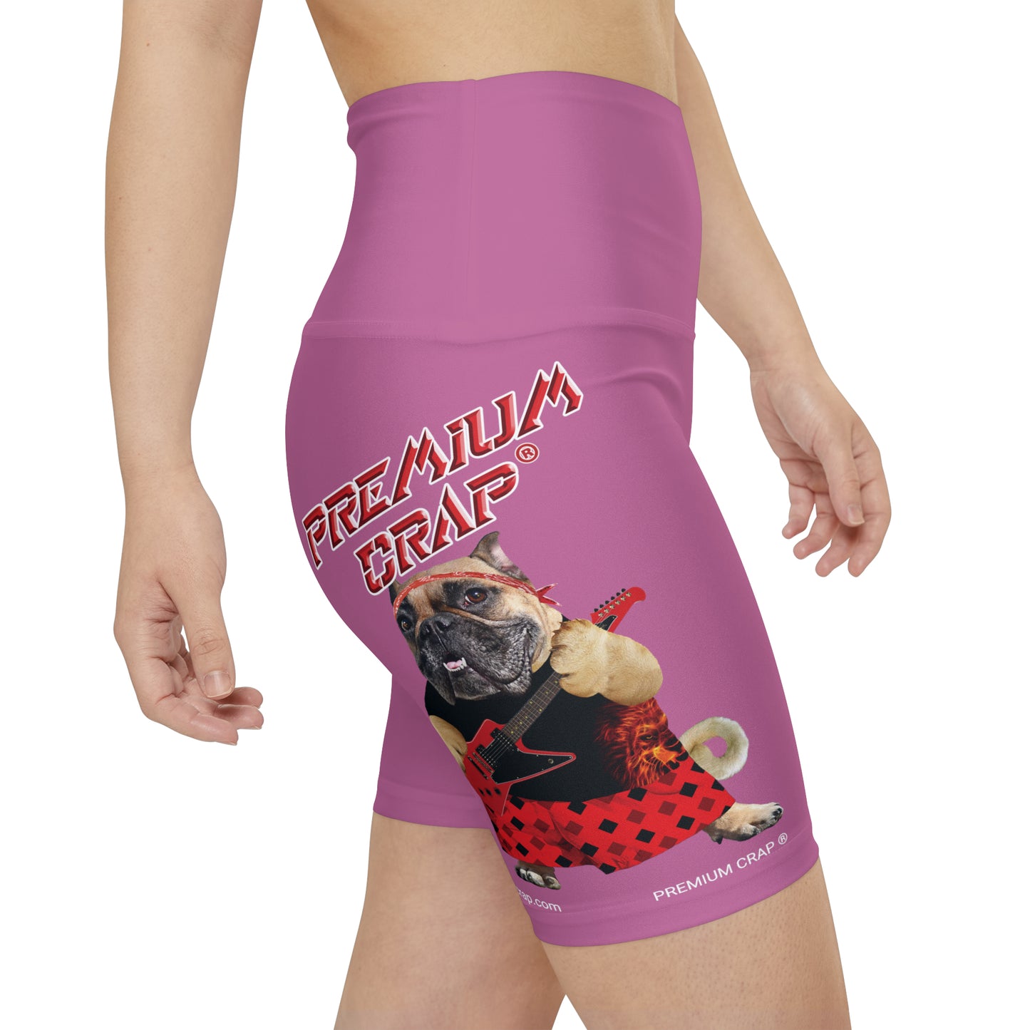 Premium Crap II Women's Workout Shorts - Light Pink
