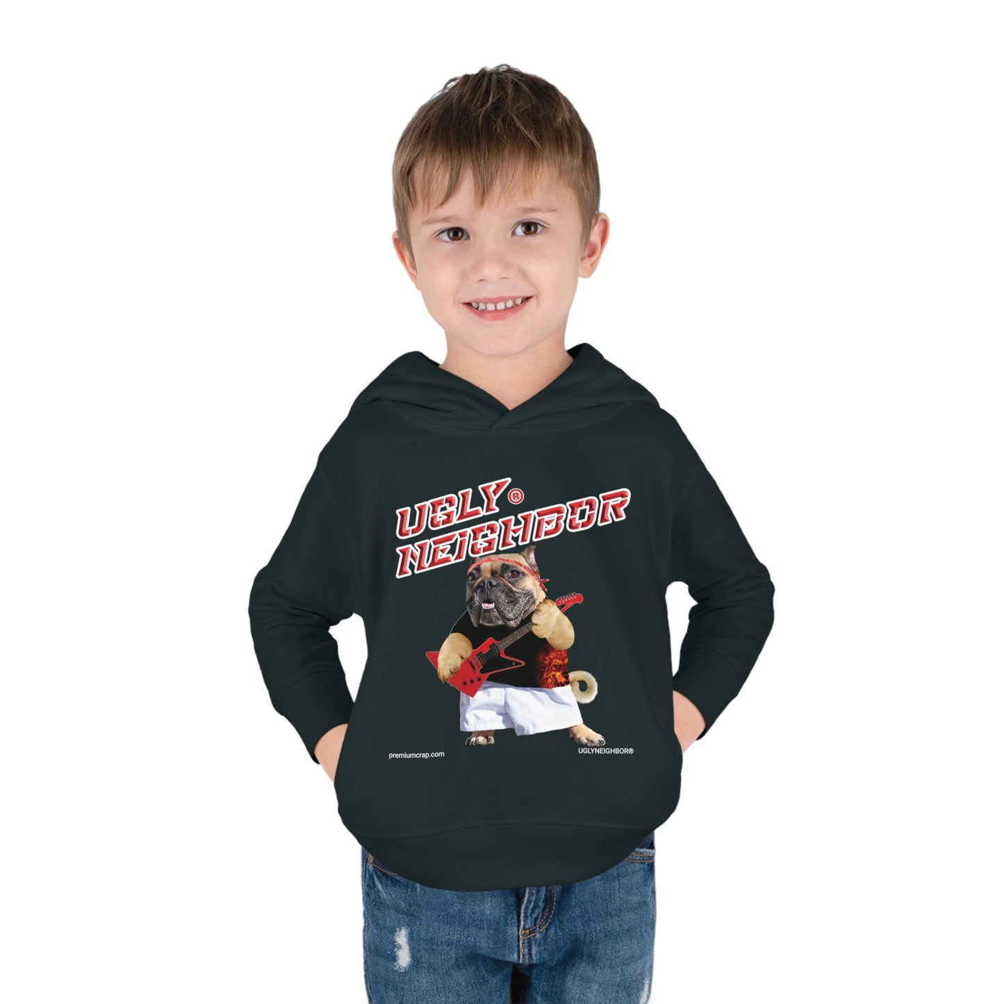 Ugly Neighbor Toddler Pullover Fleece Hoodie