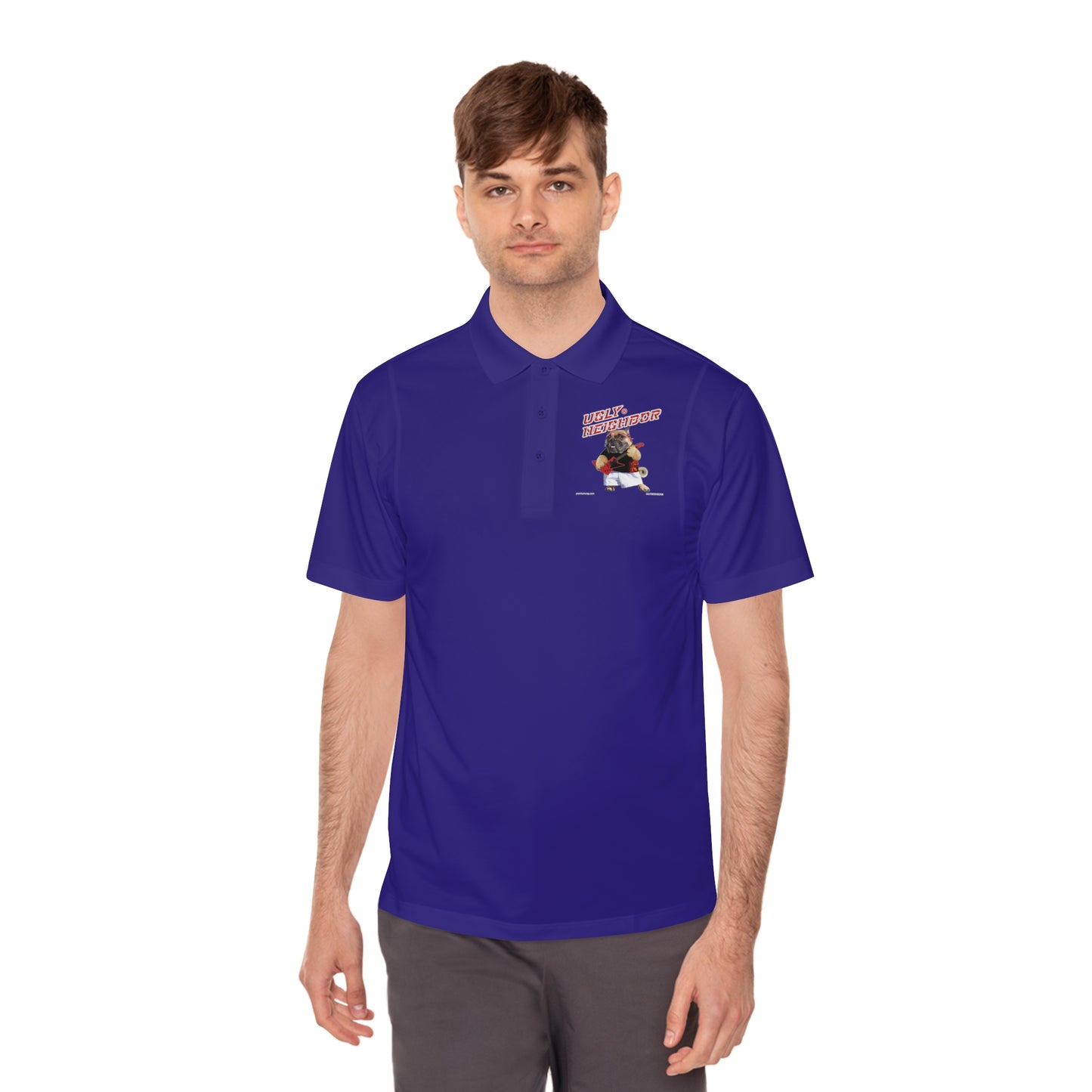 Ugly Neighbor Men's Sport Polo Shirt