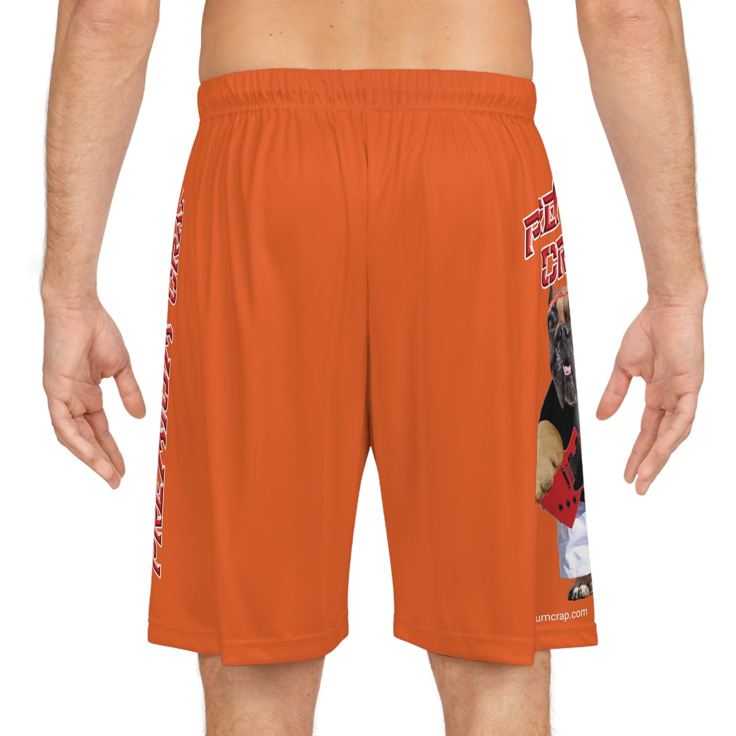 Premium Crap Basketball Shorts - Orange