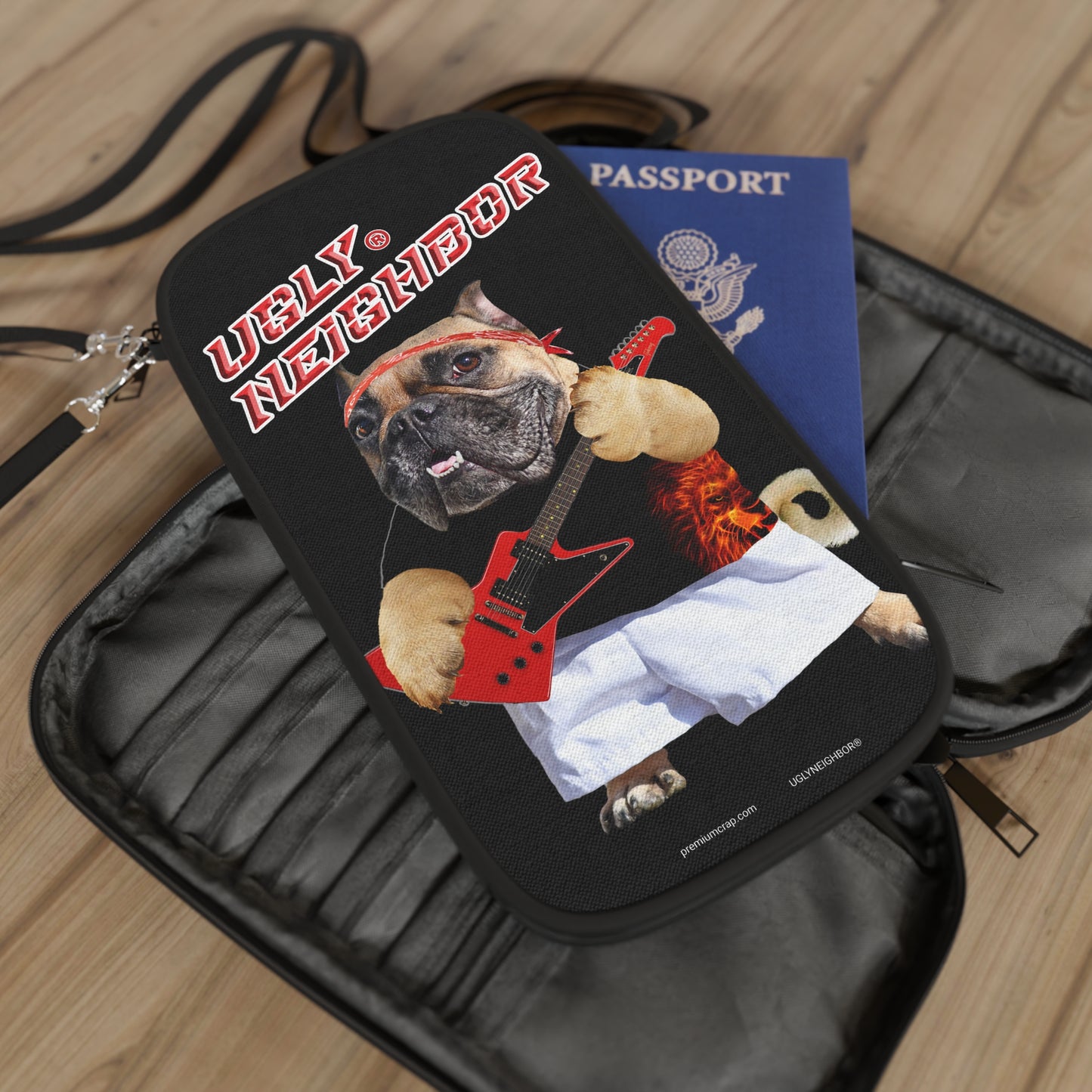 Ugly Neighbor Passport Wallet