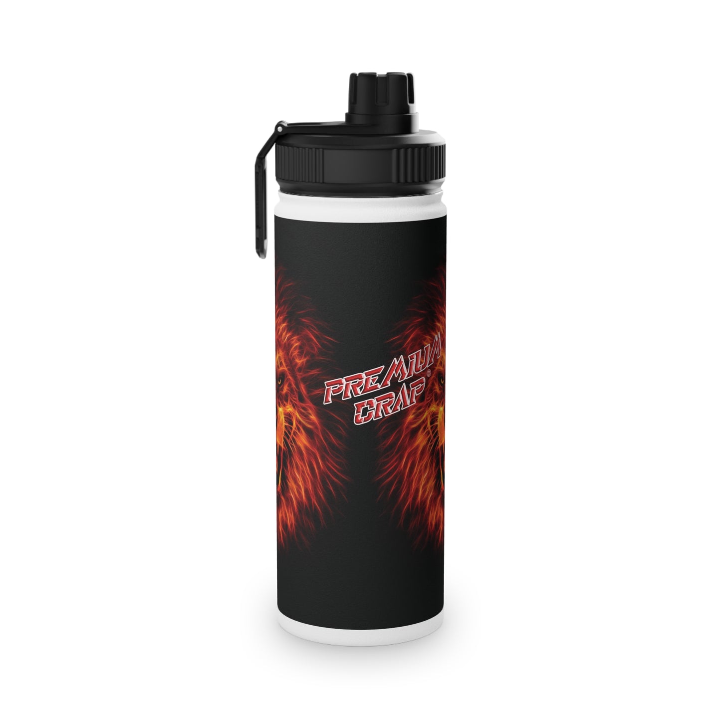 Premium Crap Stainless Steel Water Bottle, Sports Lid