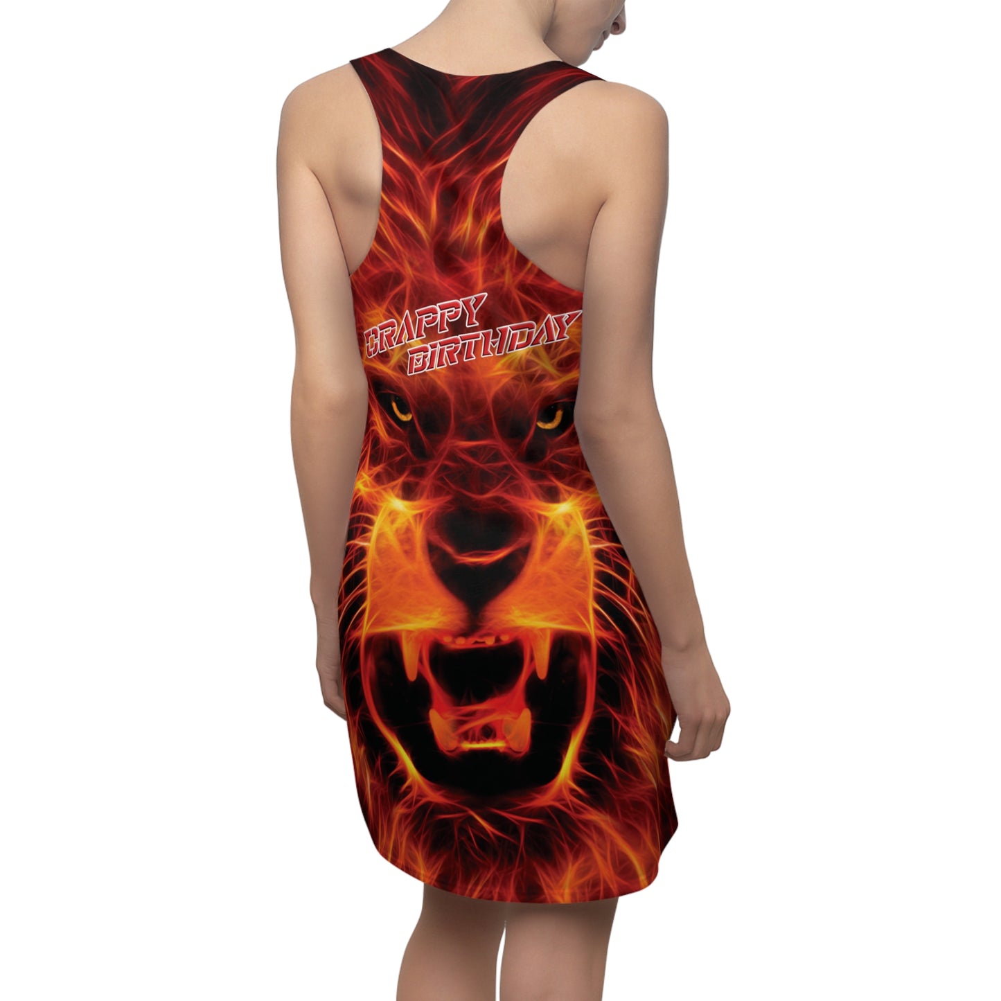 Crappy Birthday Women's Cut & Sew Racerback Dress