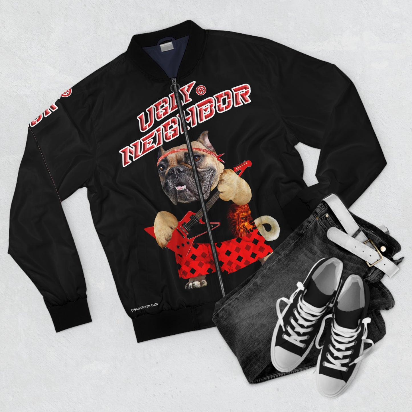 Ugly Neighbor II Men's Bomber Jacket