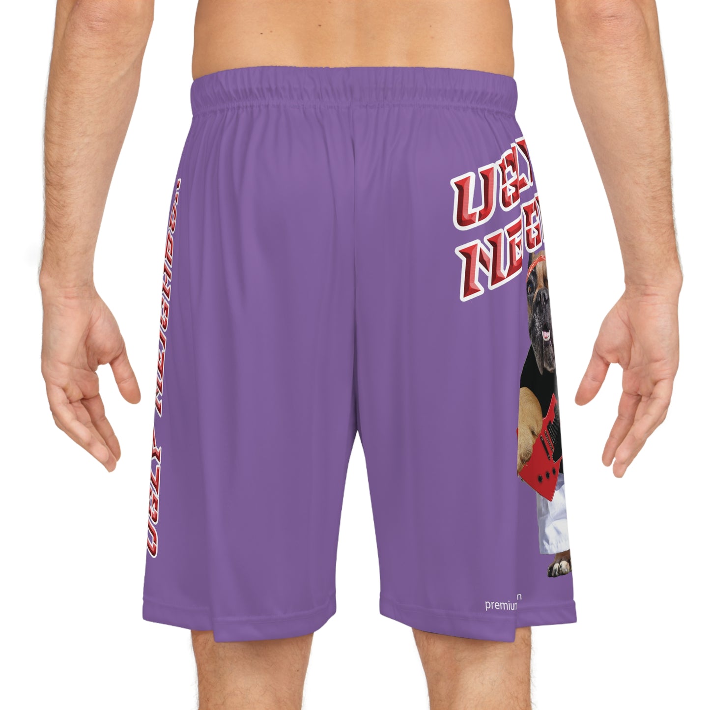 Ugly Neighbor BougieBooty Baller Shorts - Light Purple