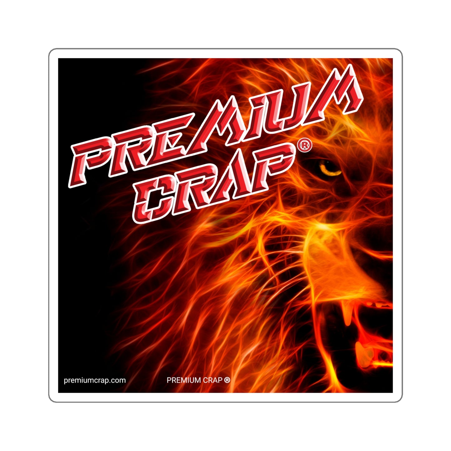 Premium Crap Square Stickers