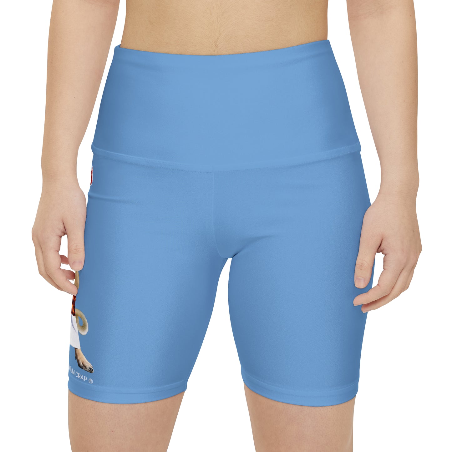 Premium Crap Workout Shorts - Light Blue