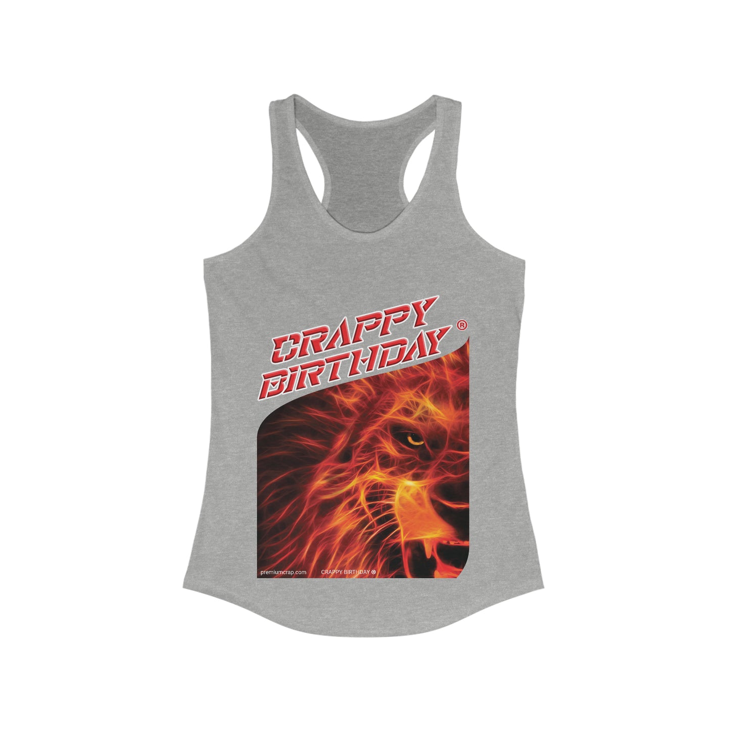 Crappy Birthday Women's Ideal Racerback Tank