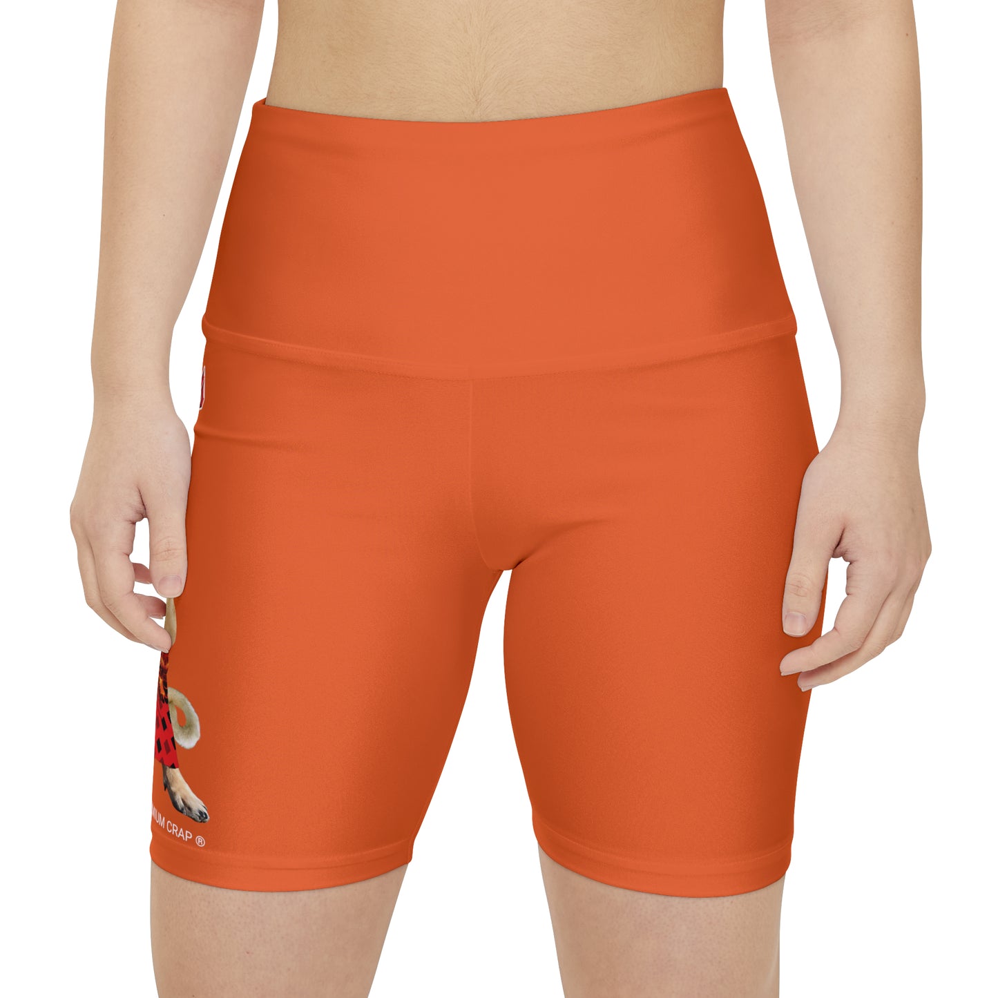 Premium Crap II Women's Workout Shorts - Orange
