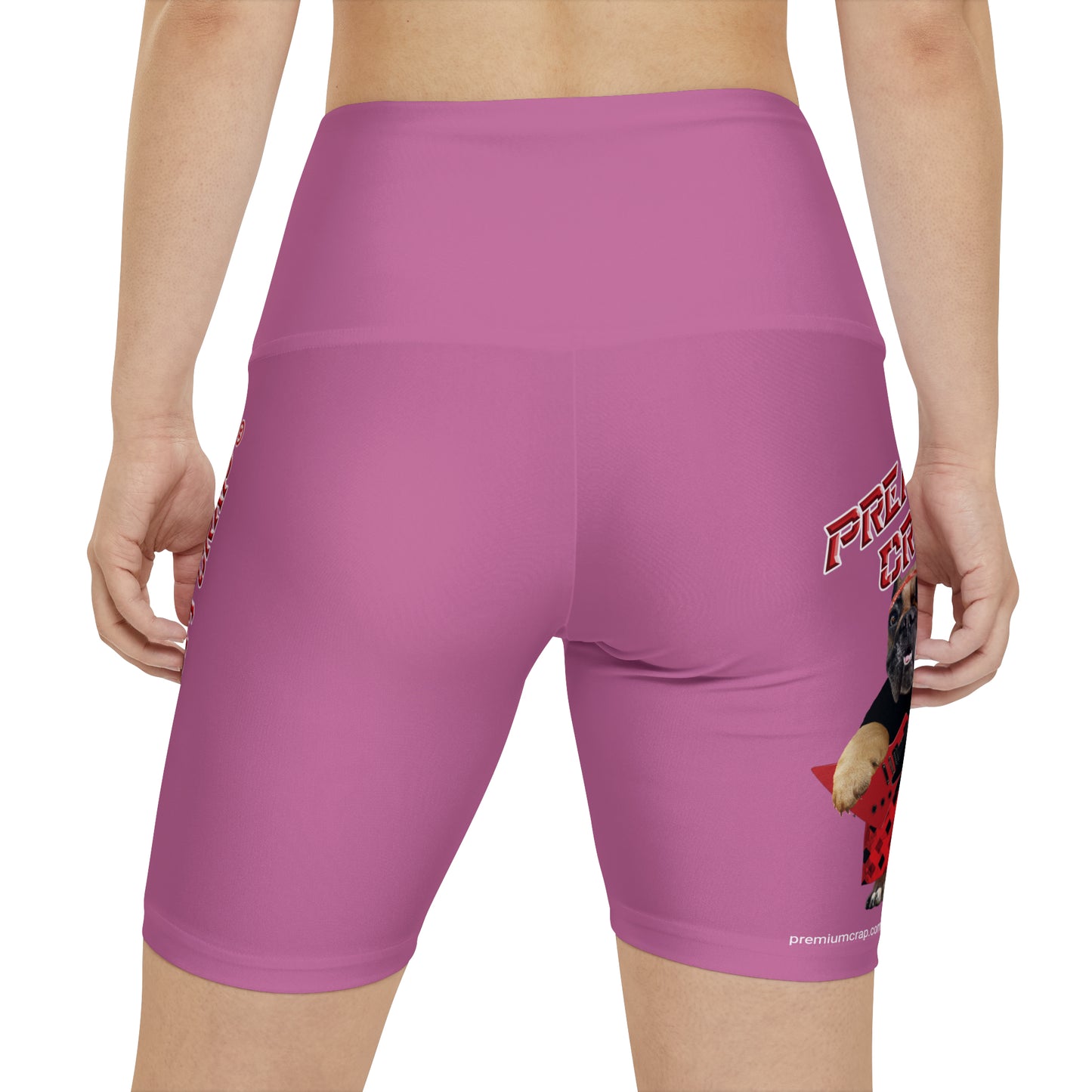Premium Crap II Women's Workout Shorts - Light Pink