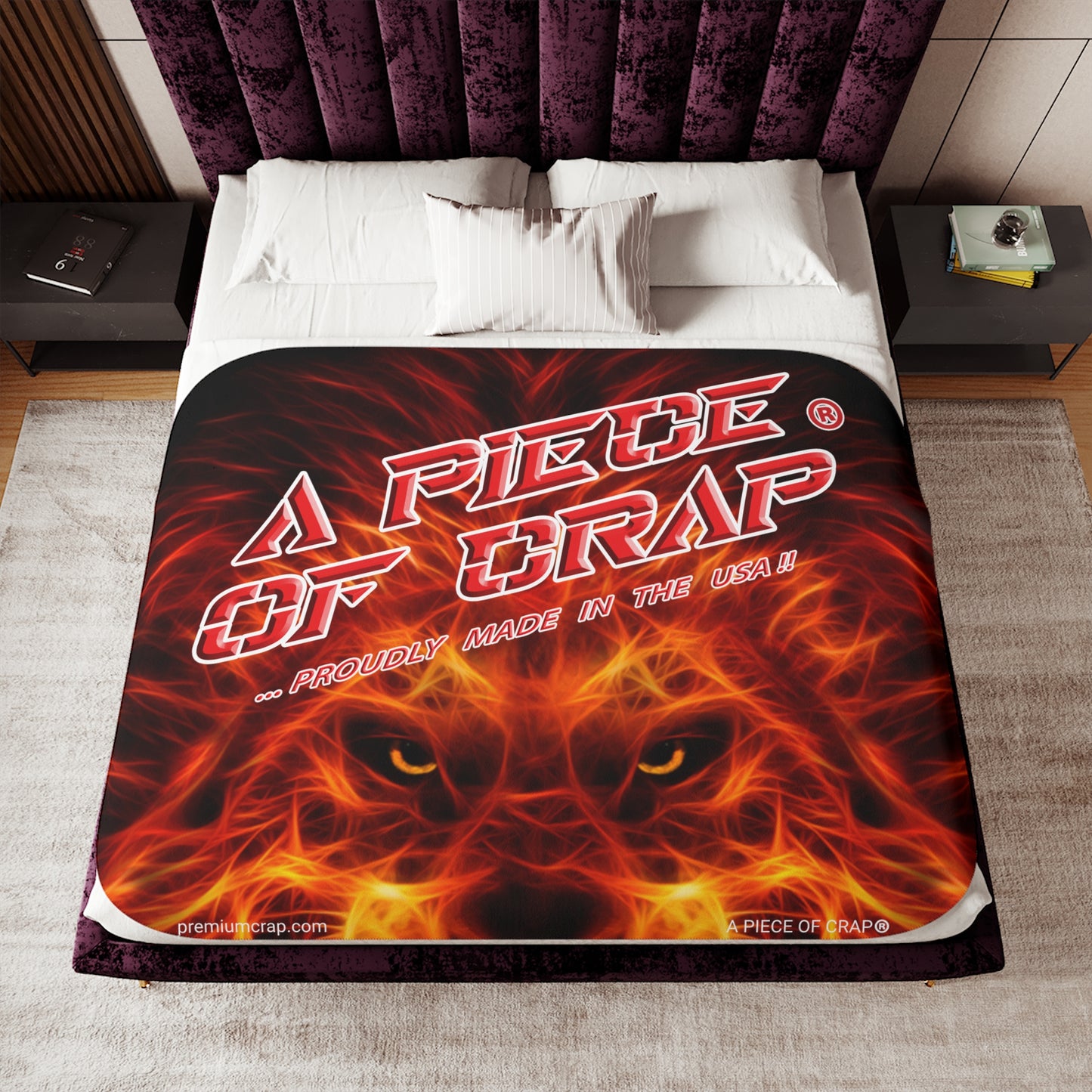 A Piece Of Crap Sherpa Blanket