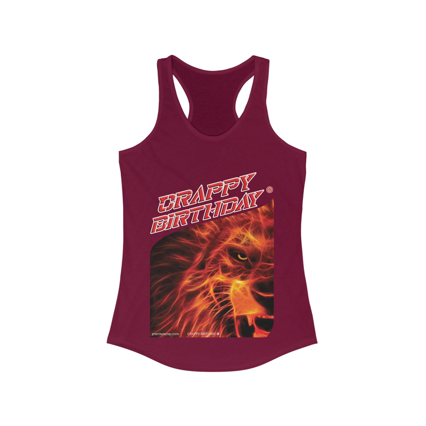 Crappy Birthday Women's Ideal Racerback Tank