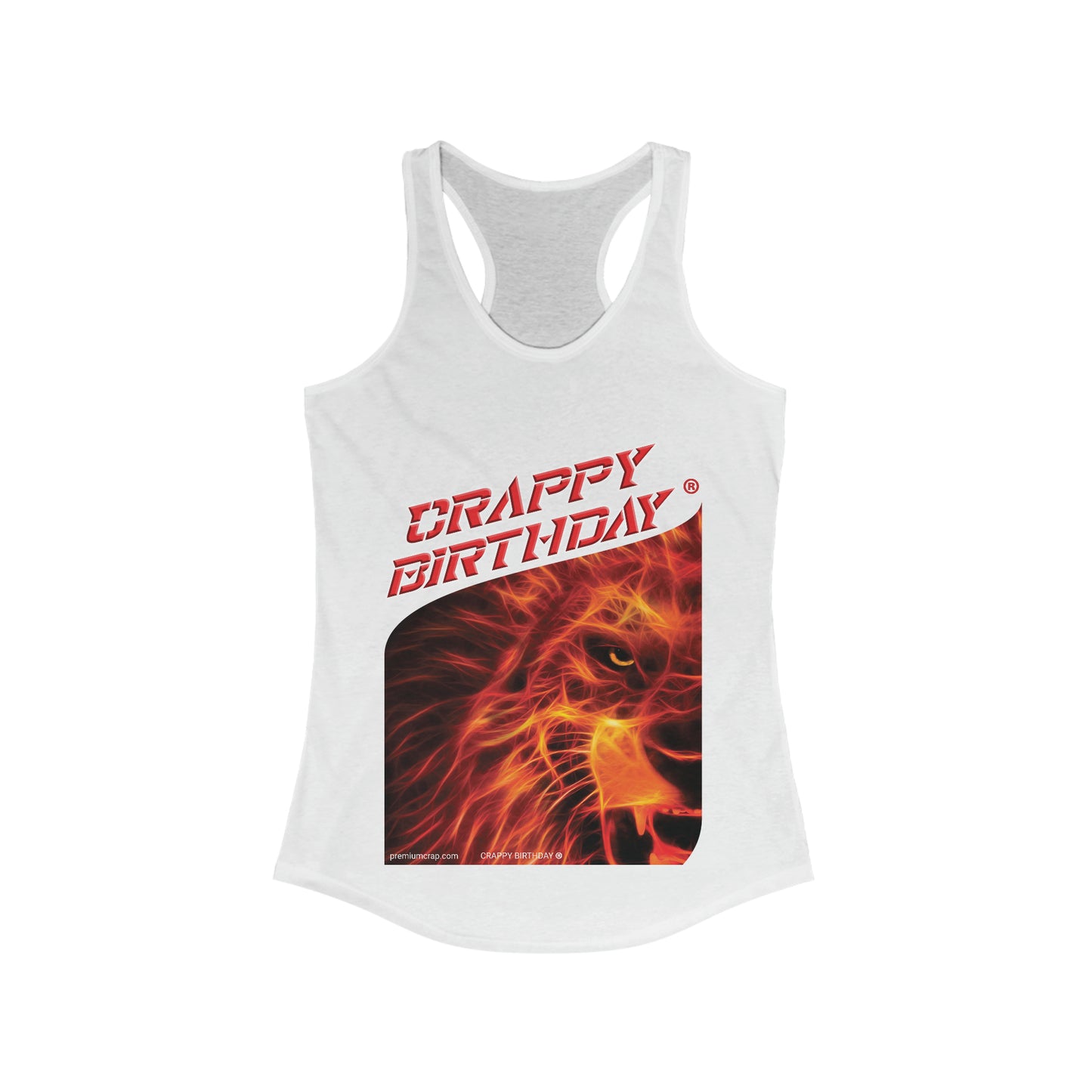 Crappy Birthday Women's Ideal Racerback Tank
