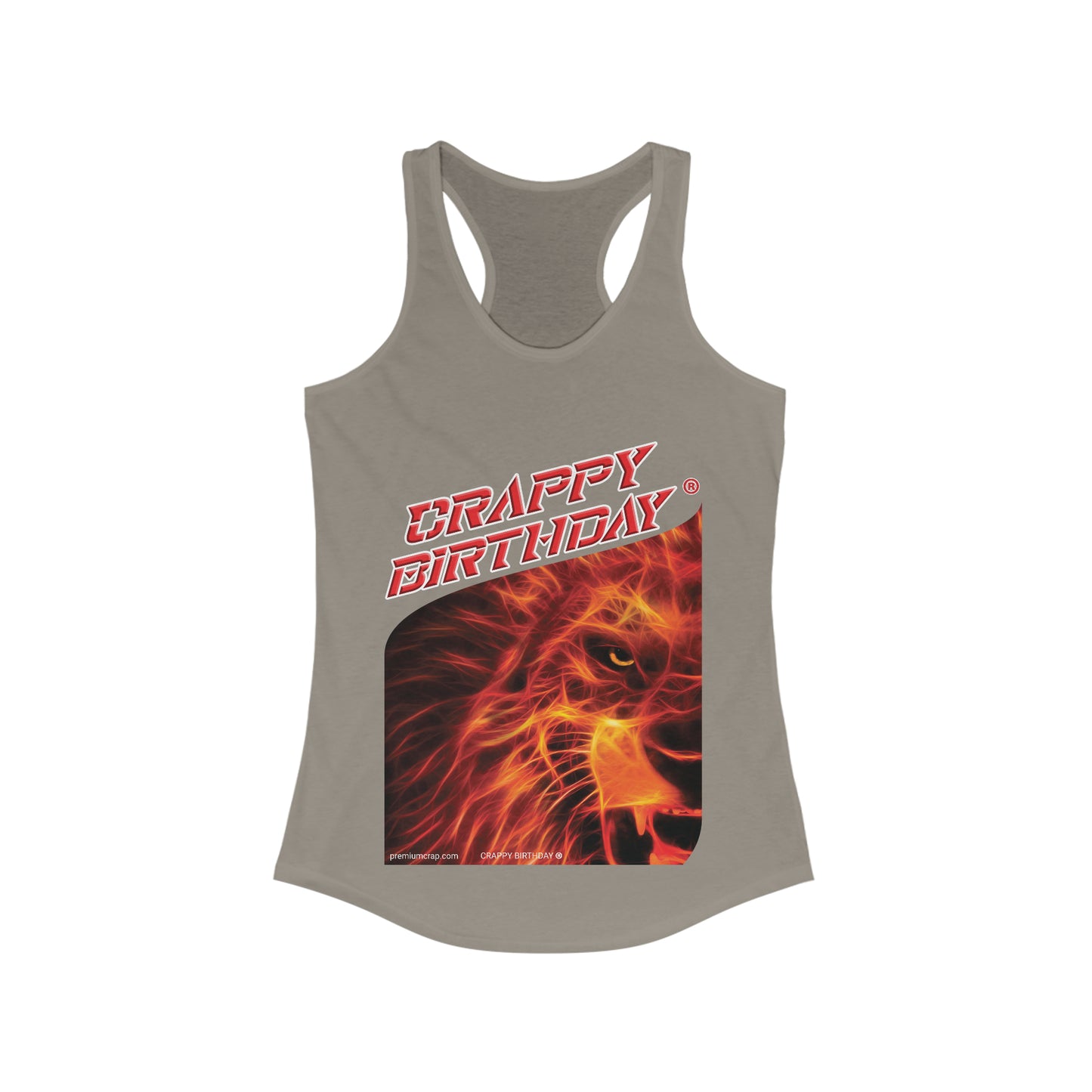 Crappy Birthday Women's Ideal Racerback Tank