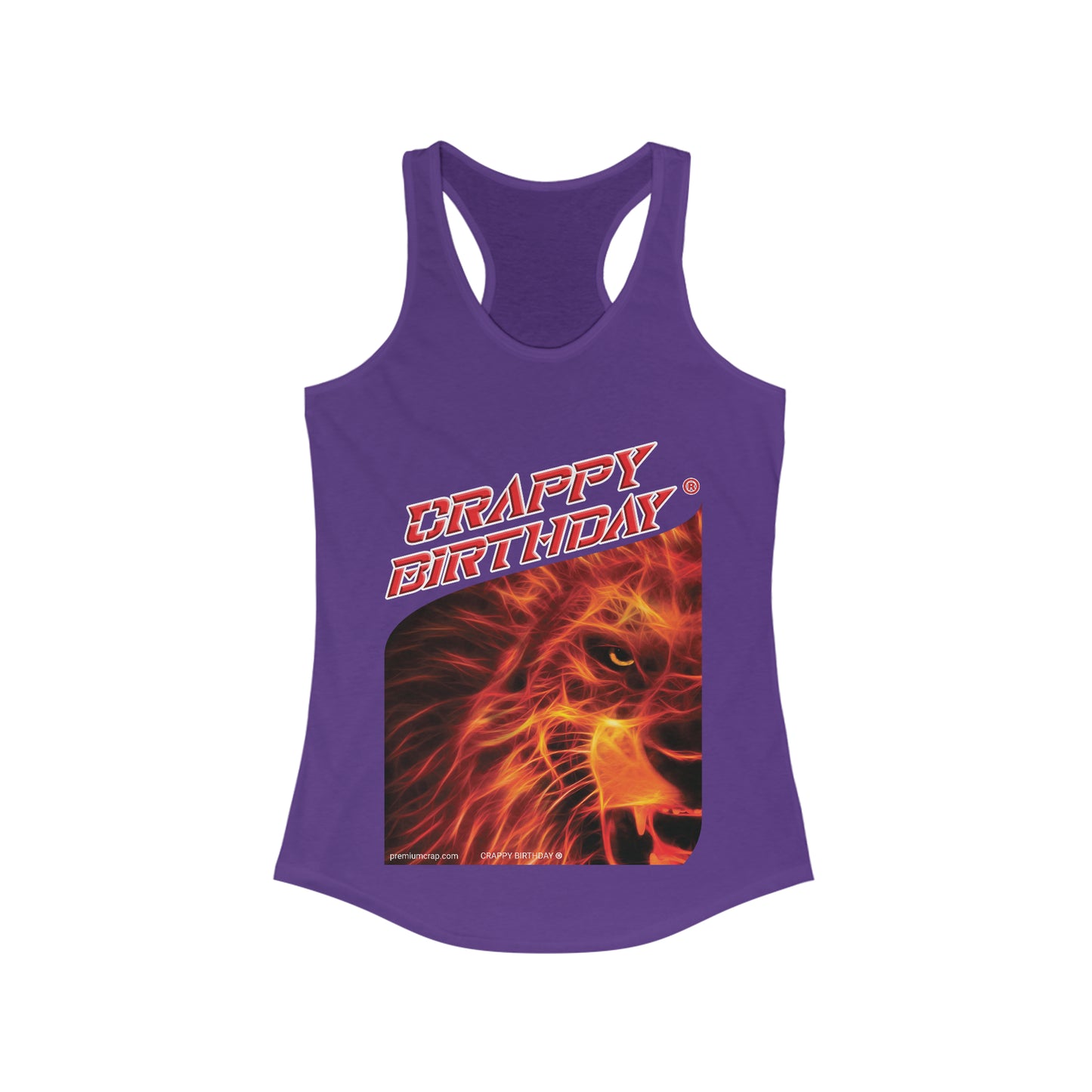 Crappy Birthday Women's Ideal Racerback Tank