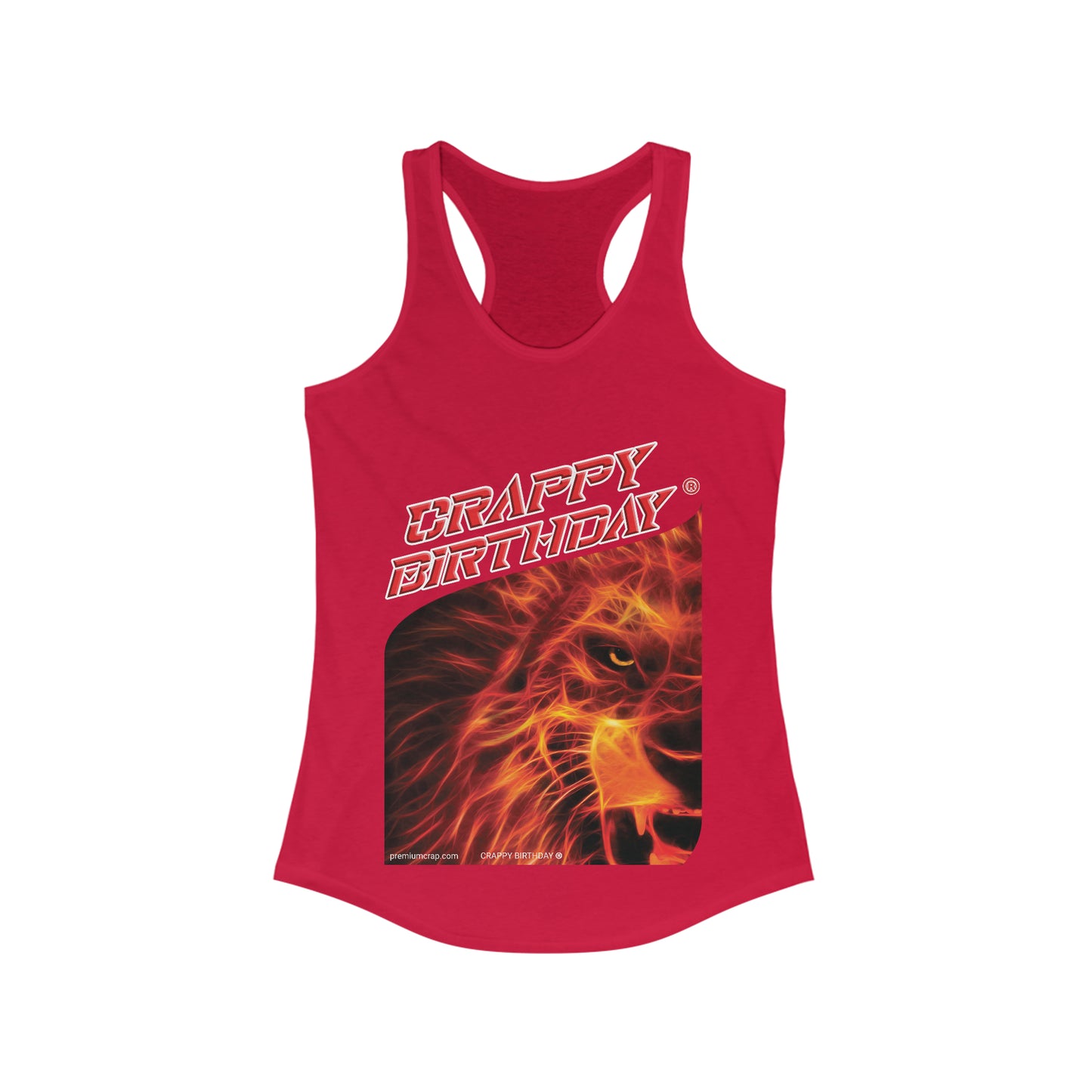 Crappy Birthday Women's Ideal Racerback Tank