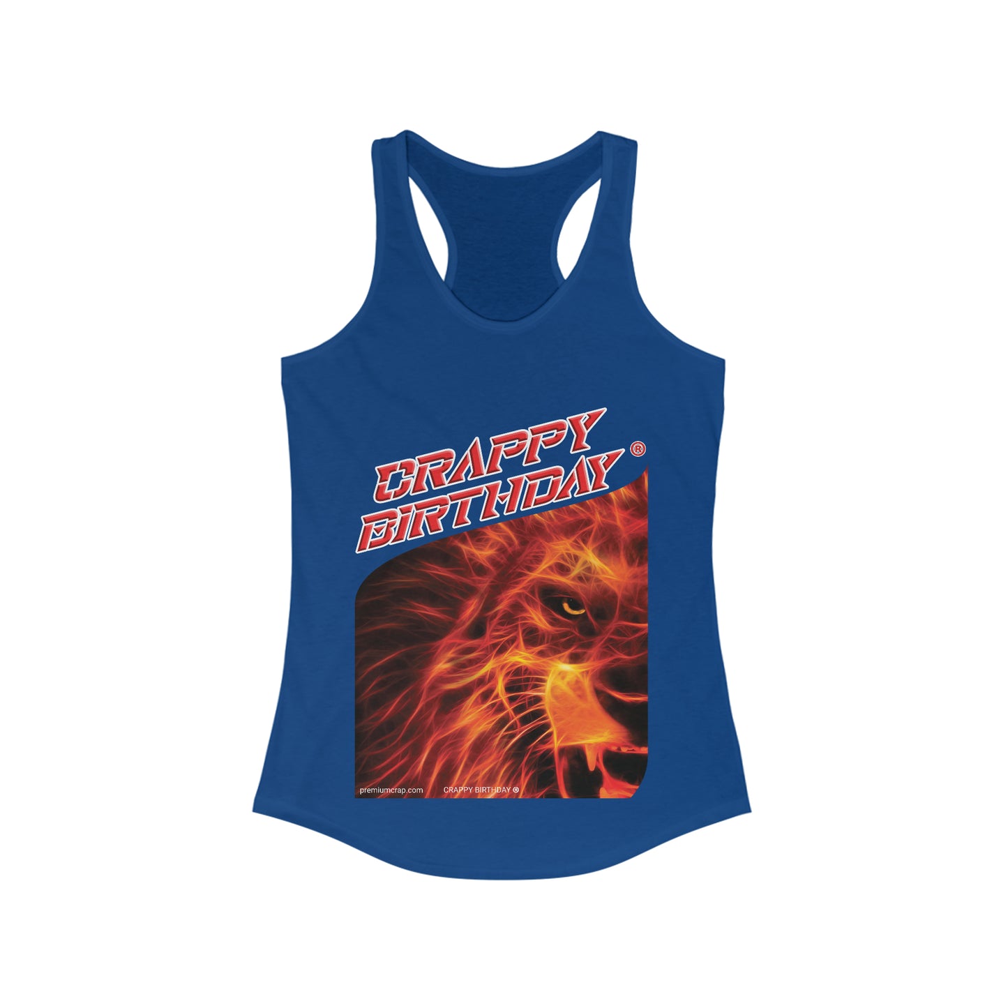 Crappy Birthday Women's Ideal Racerback Tank