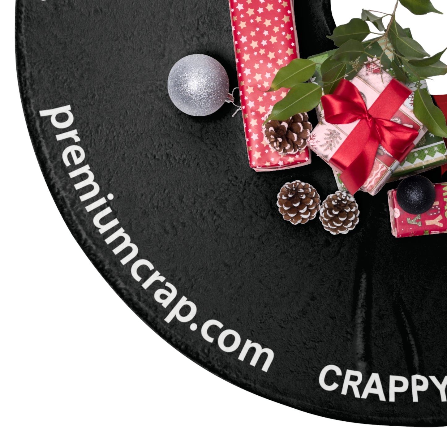 Crappy Birthday II Christmas Tree Skirts