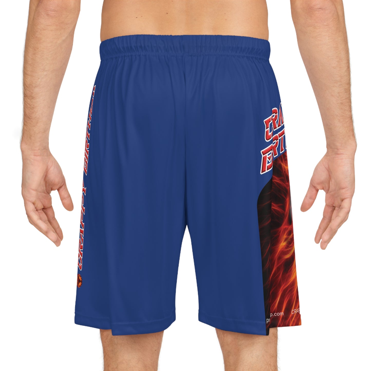 Crappy Birthday BougieBooty Baller Shorts - Dark Blue