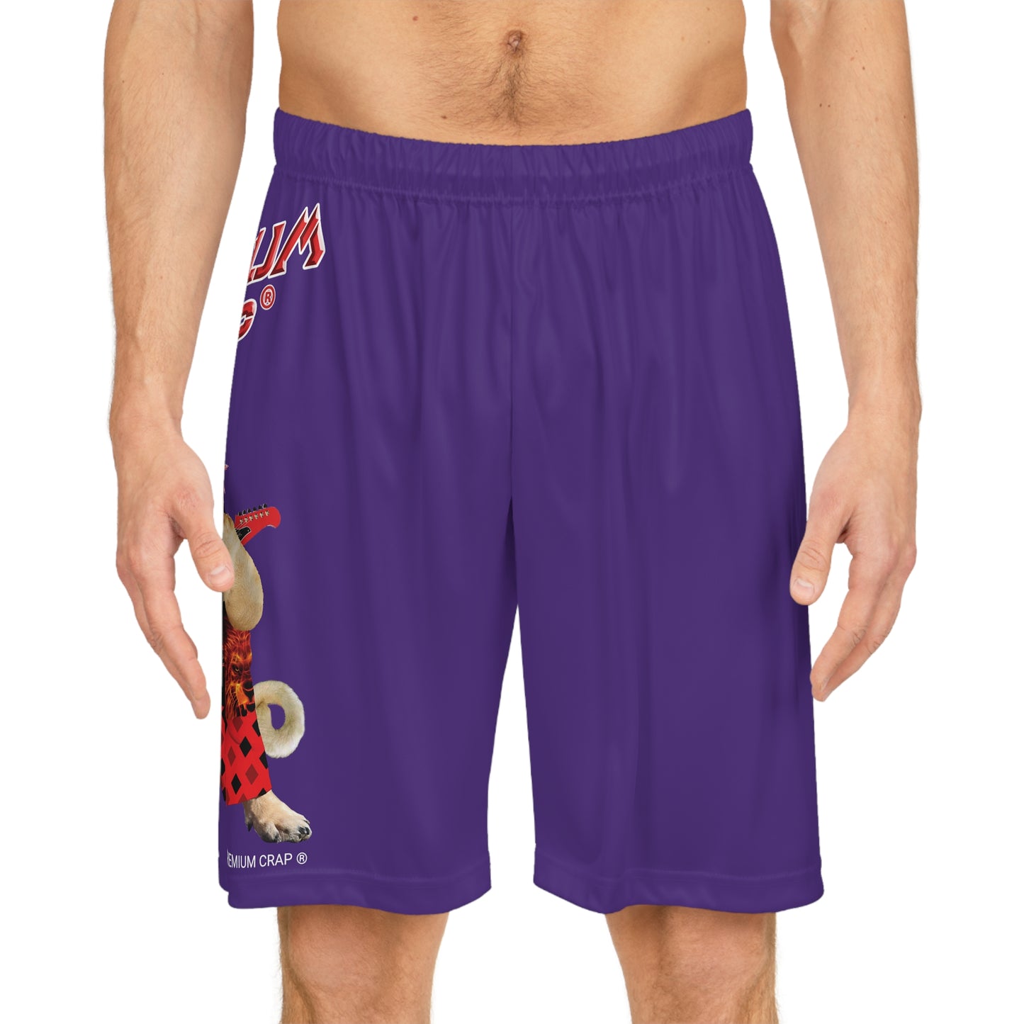 Premium Crap II Basketball Shorts - Purple