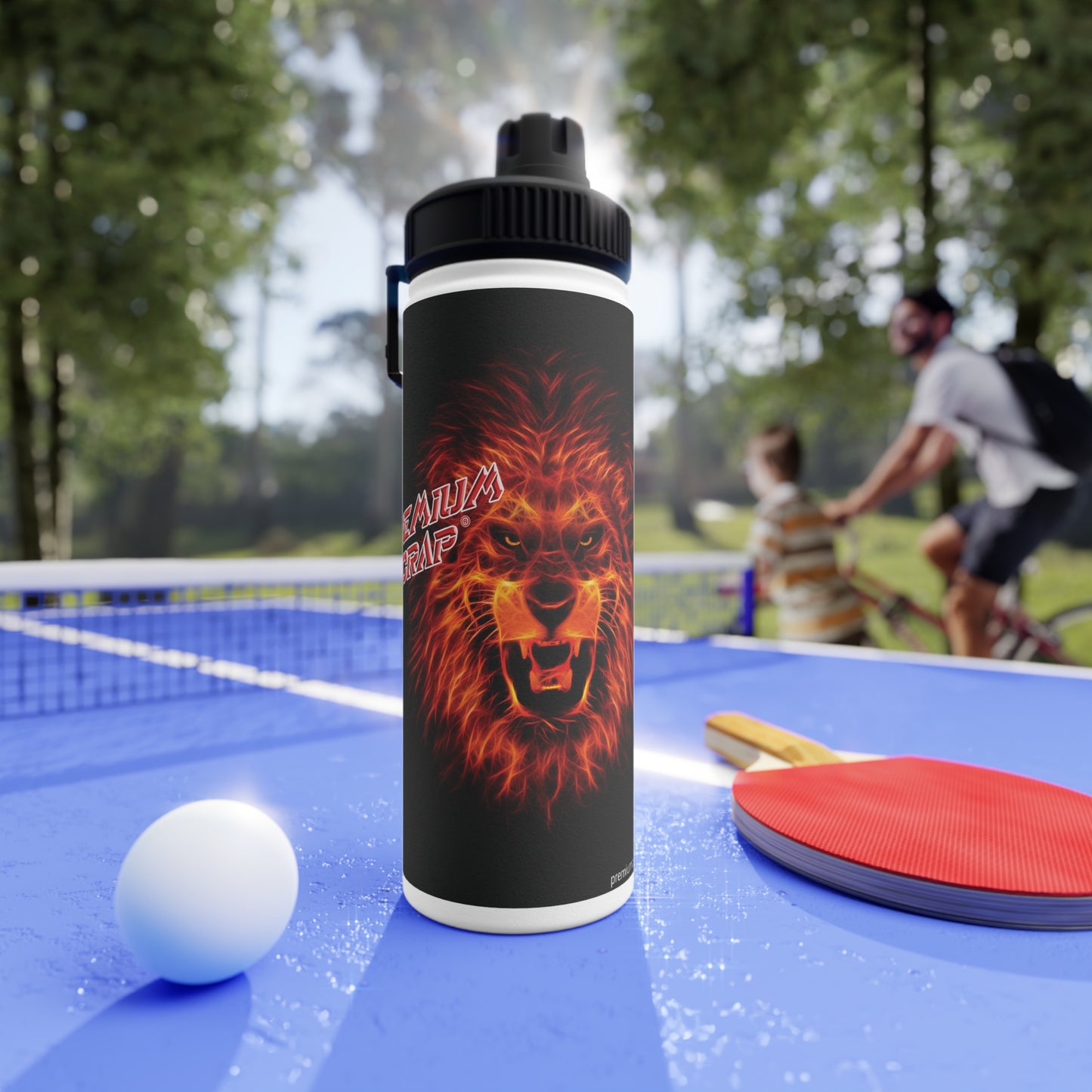 Premium Crap Stainless Steel Water Bottle, Sports Lid