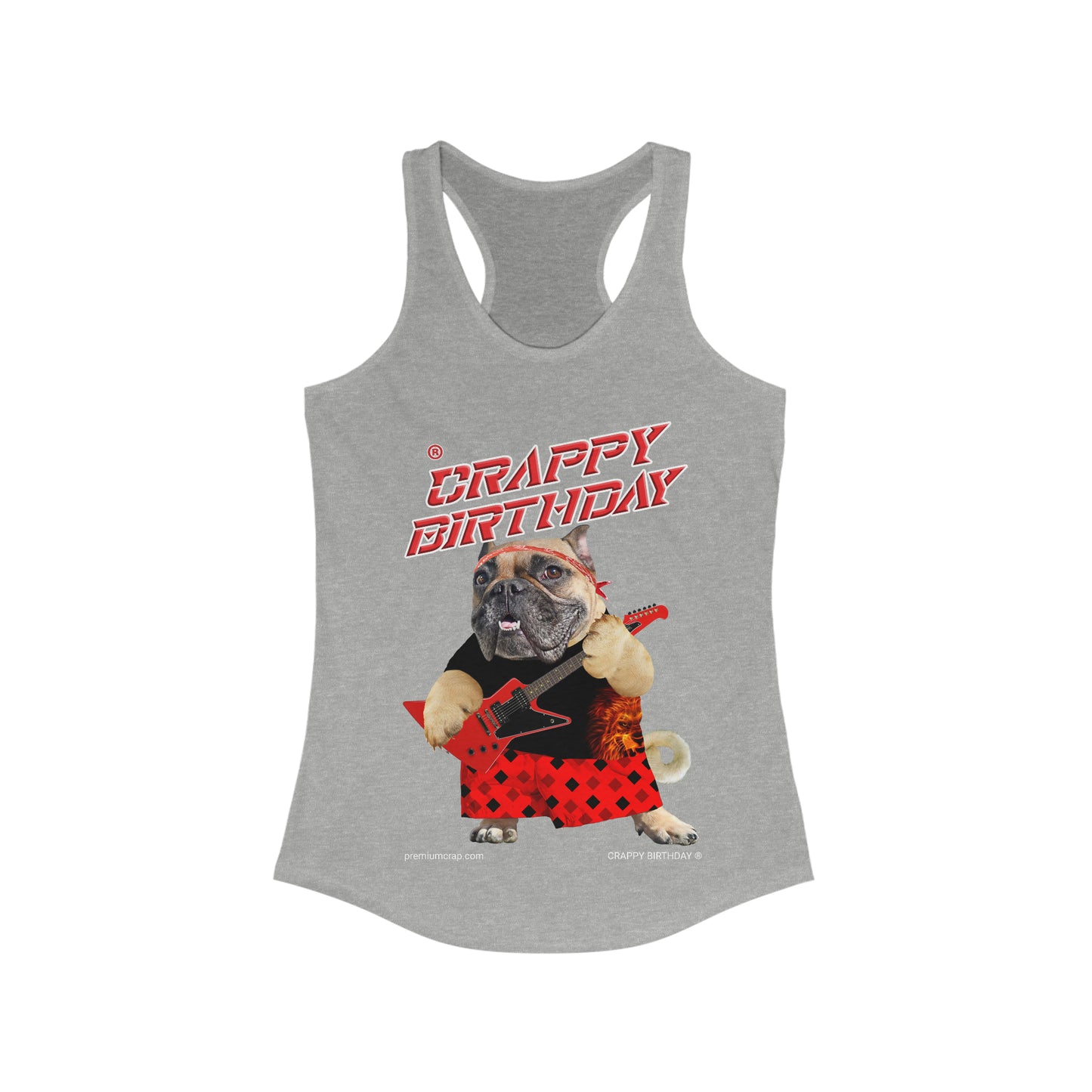 Crappy Birthday II Women's Ideal Racerback Tank