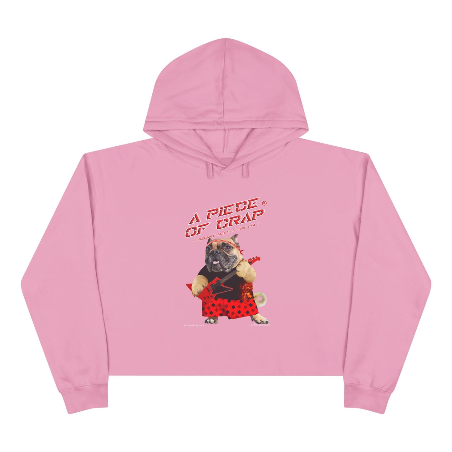 A Piece of Crap Cropped Hoodie