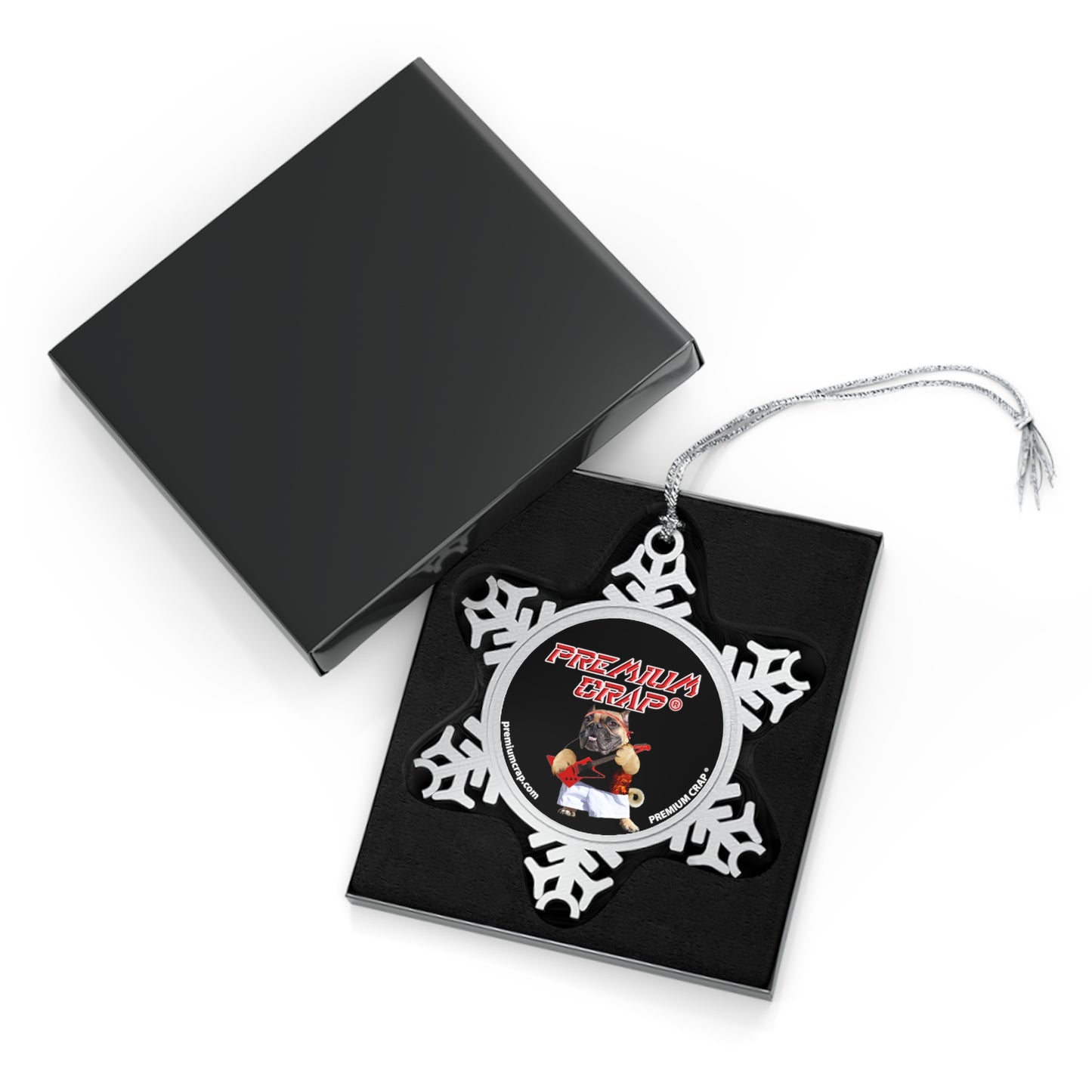 Premium Crap Pewter Snowflake Ornament