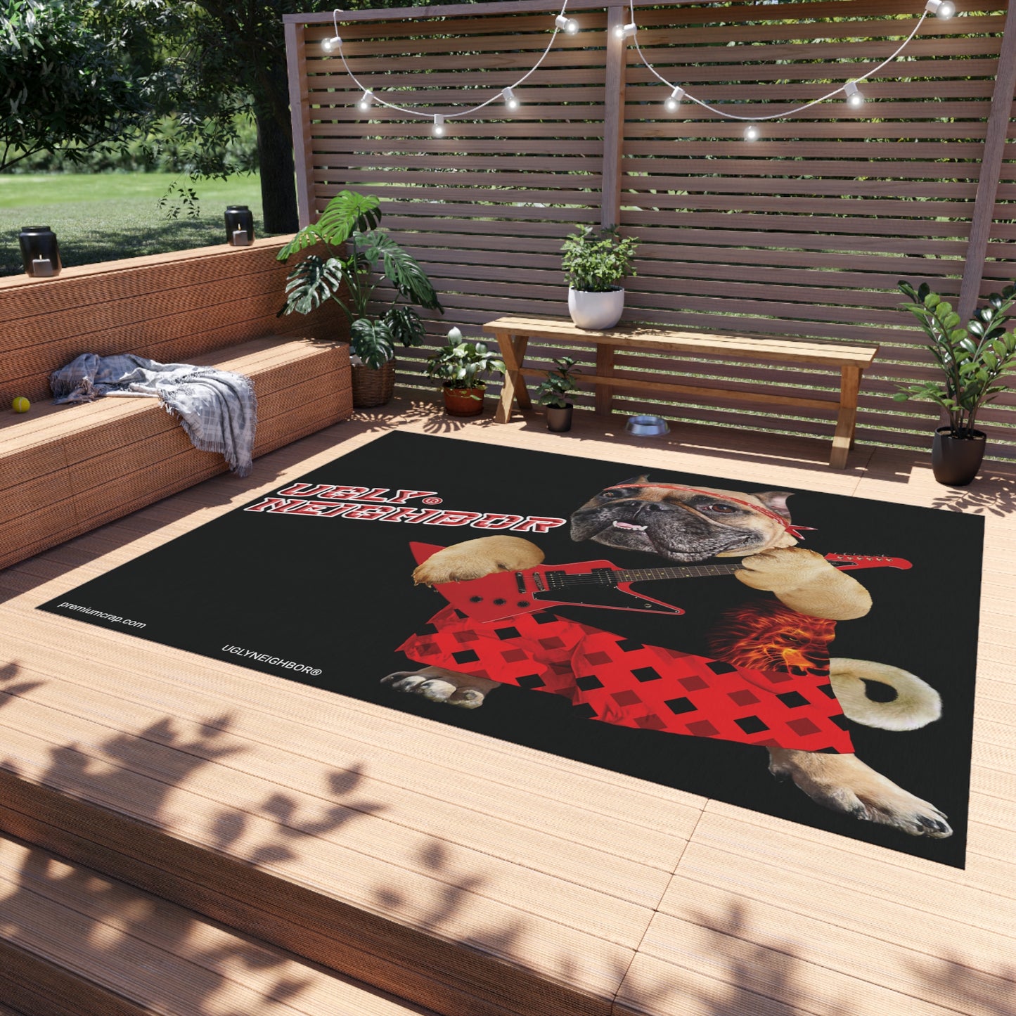 Ugly Neighbor II Outdoor Rug