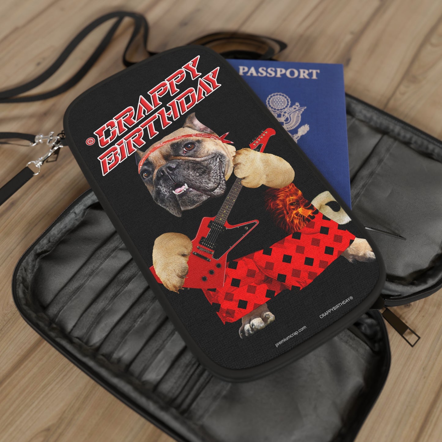Crappy Birthday II Passport Wallet