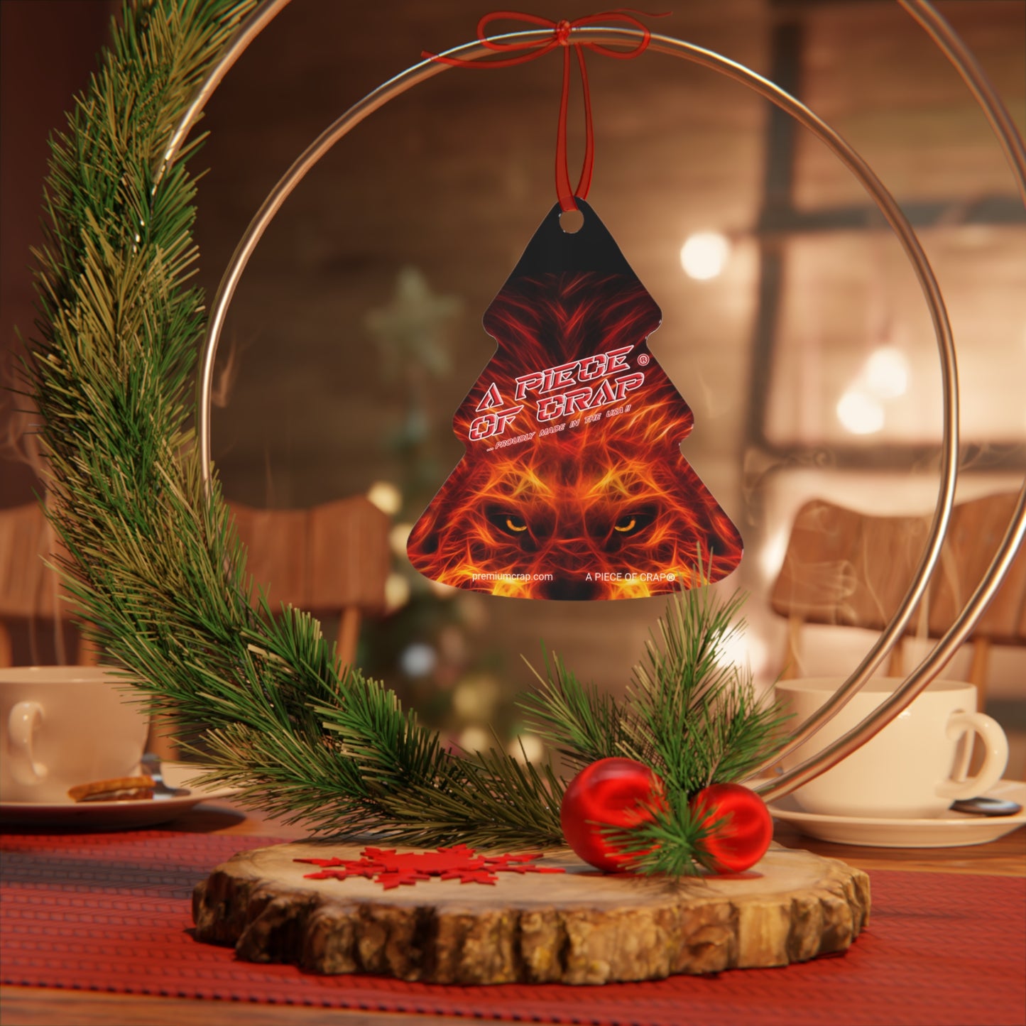 A Piece Of Crap Metal Ornaments