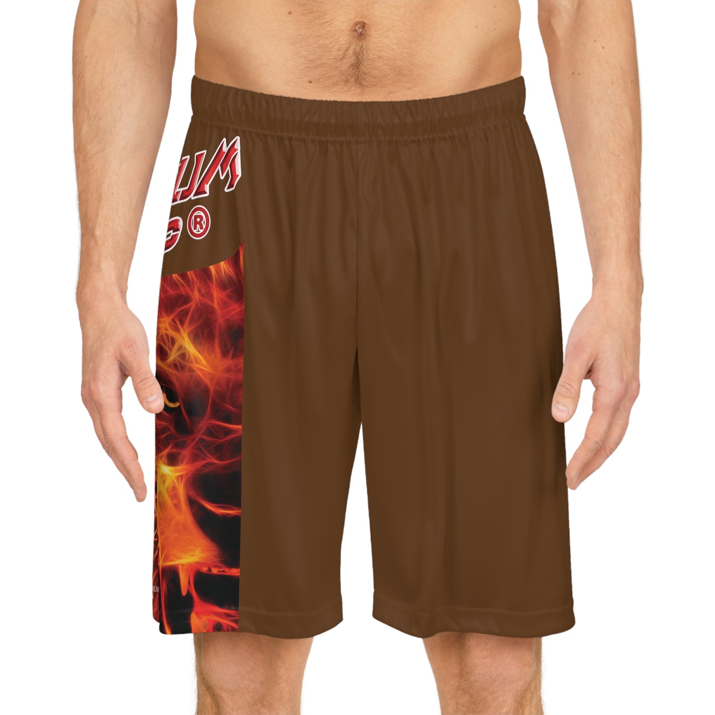 Premium Crap BougieBooty Baller Shorts - Brown