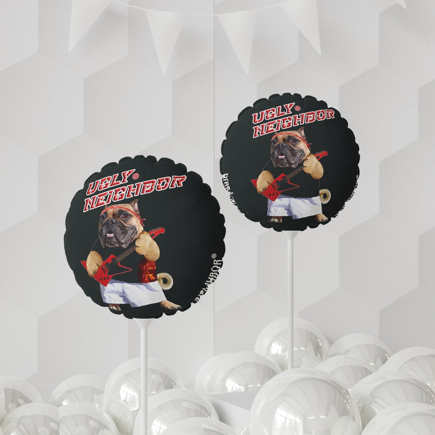 Ugly Neighbor Mylar Balloon