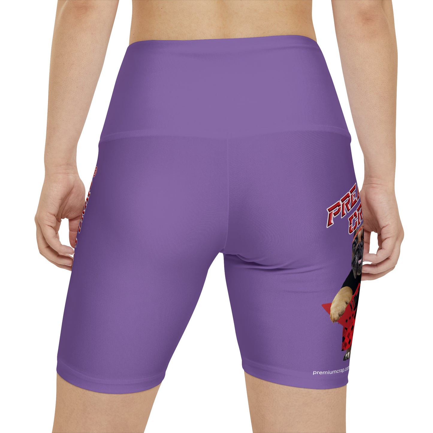 Premium Crap II Women's Workout Shorts - Light Purple