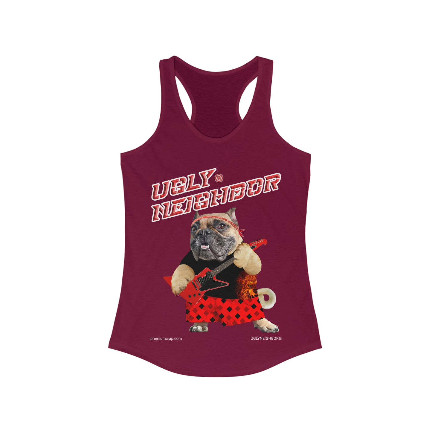 Ugly Neighbor II Women's Ideal Racerback Tank