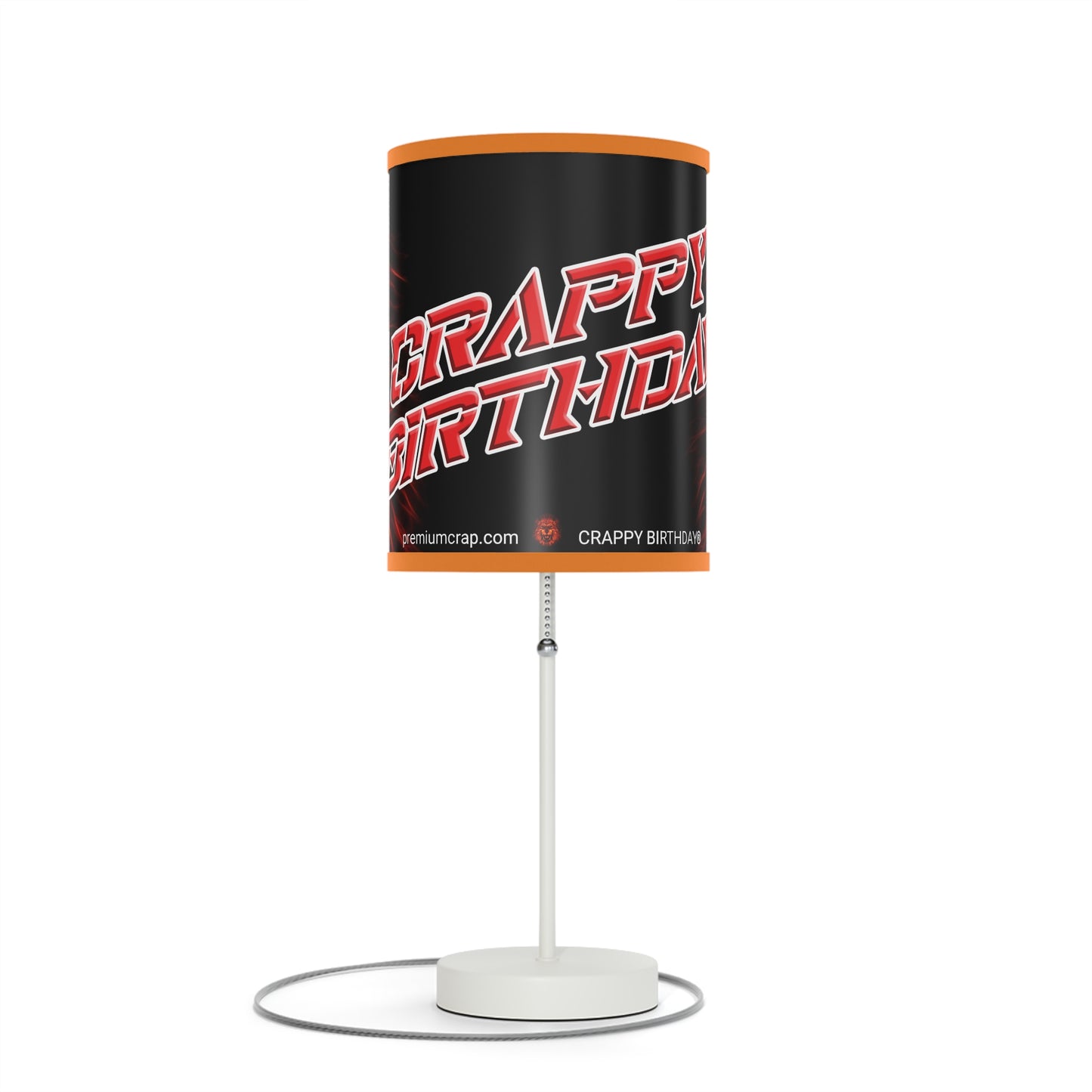 Crappy Birthday Lamp on a Stand