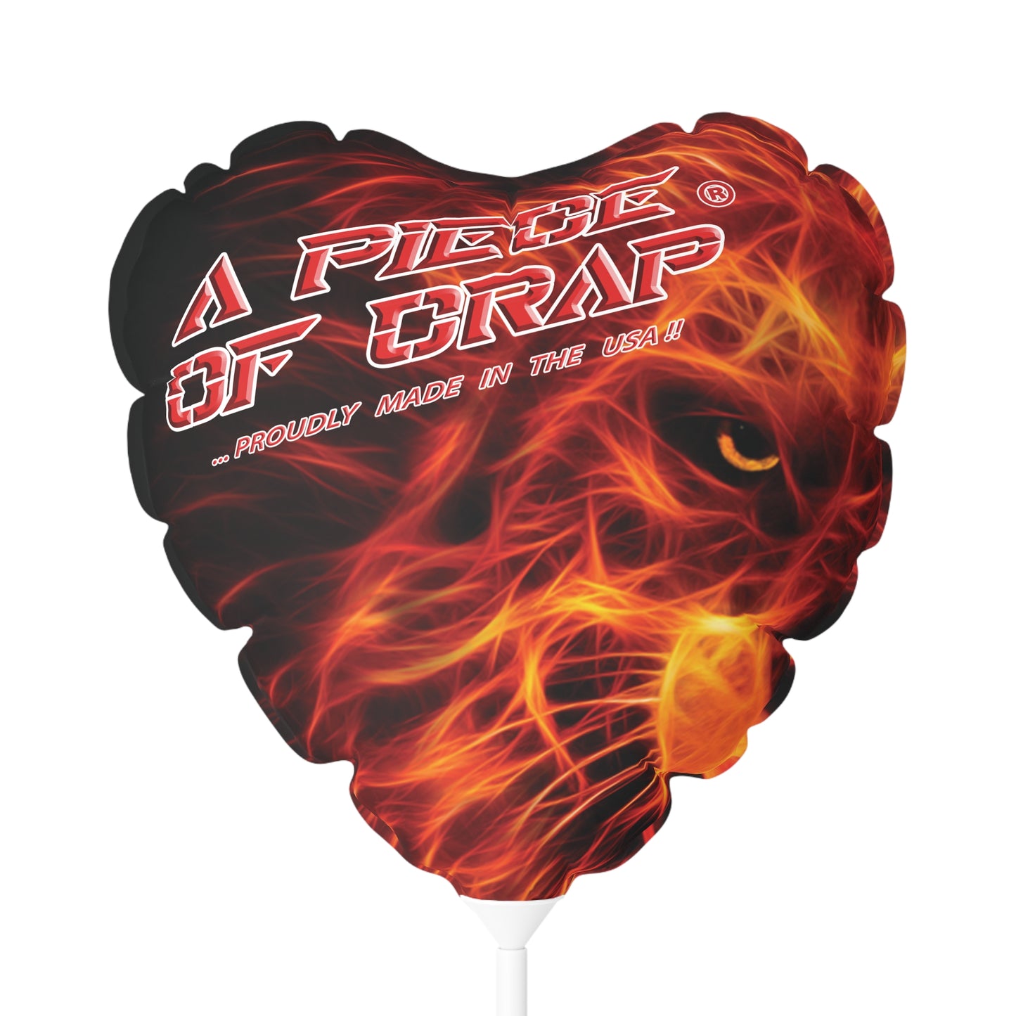 A Piece Of Crap Mylar Balloon